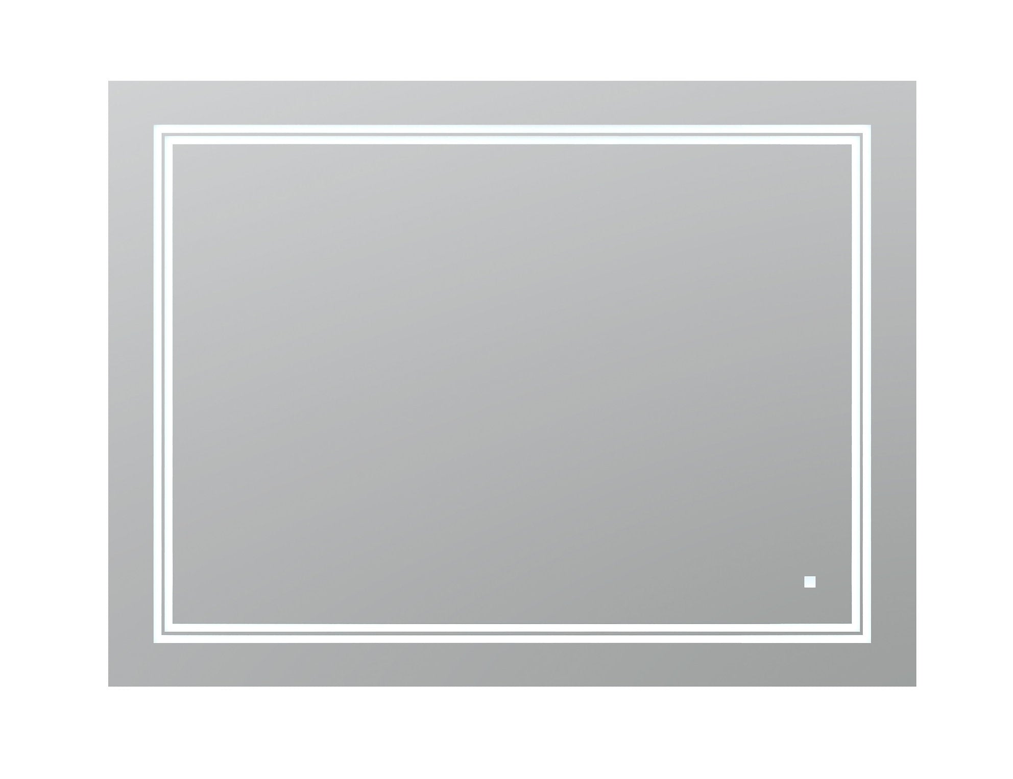 Aquadom SOHO 48x30 Inch LED Lighted Bathroom Mirror with Anti-Fog - Modern Vanity Mirror for Makeup & Shaving - Perfect for Bathrooms, Dressing Rooms & Bedrooms