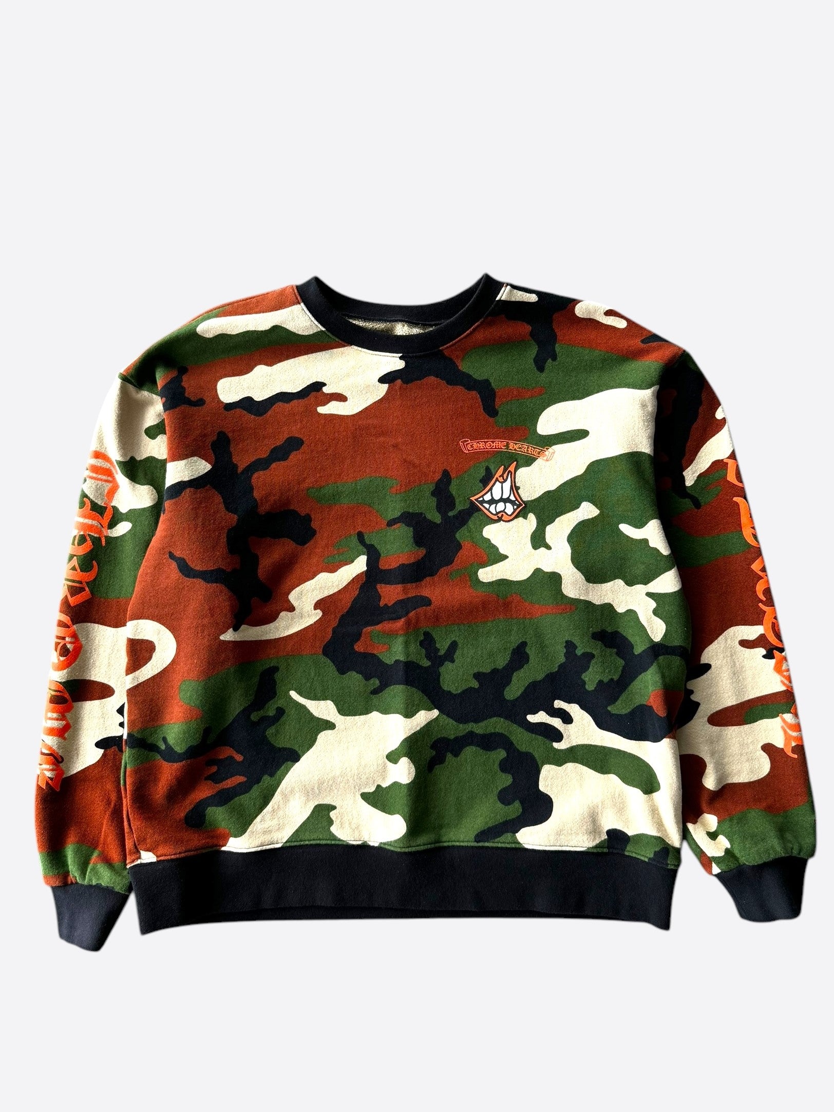 Chrome Hearts Matty Boy Camouflage Caution Sweater - Stylish Luxury Streetwear for Men | Perfect for Urban Fashion & Street Style Outfits