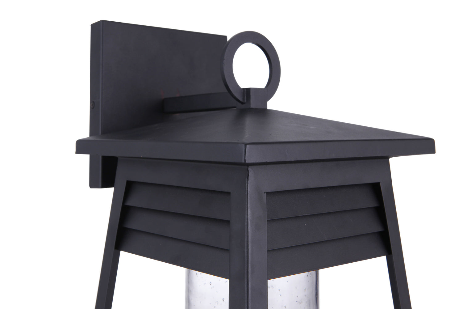 Becca Textured Black Outdoor Pendant Light - Weatherproof Hanging Fixture for Porch, Patio & Garden Lighting