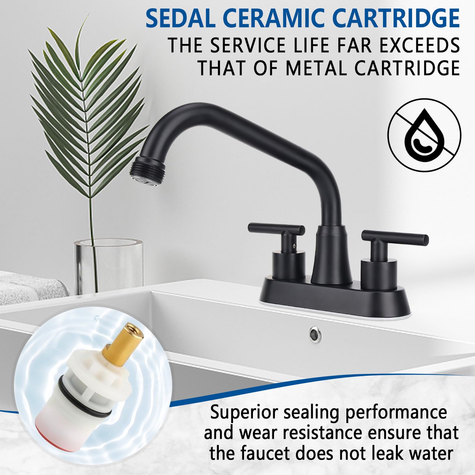 Heavy Duty Laundry Sink Faucet with 3/4