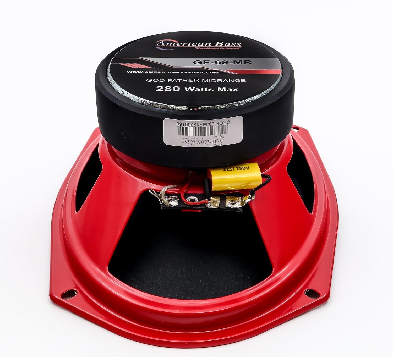 American Bass Godfather 6x9 Midrange Speakers with Bullet Tweeter - 400W RMS Power - Pair for Car Audio Upgrade | Perfect for Trucks, SUVs & Custom Car Stereo Systems