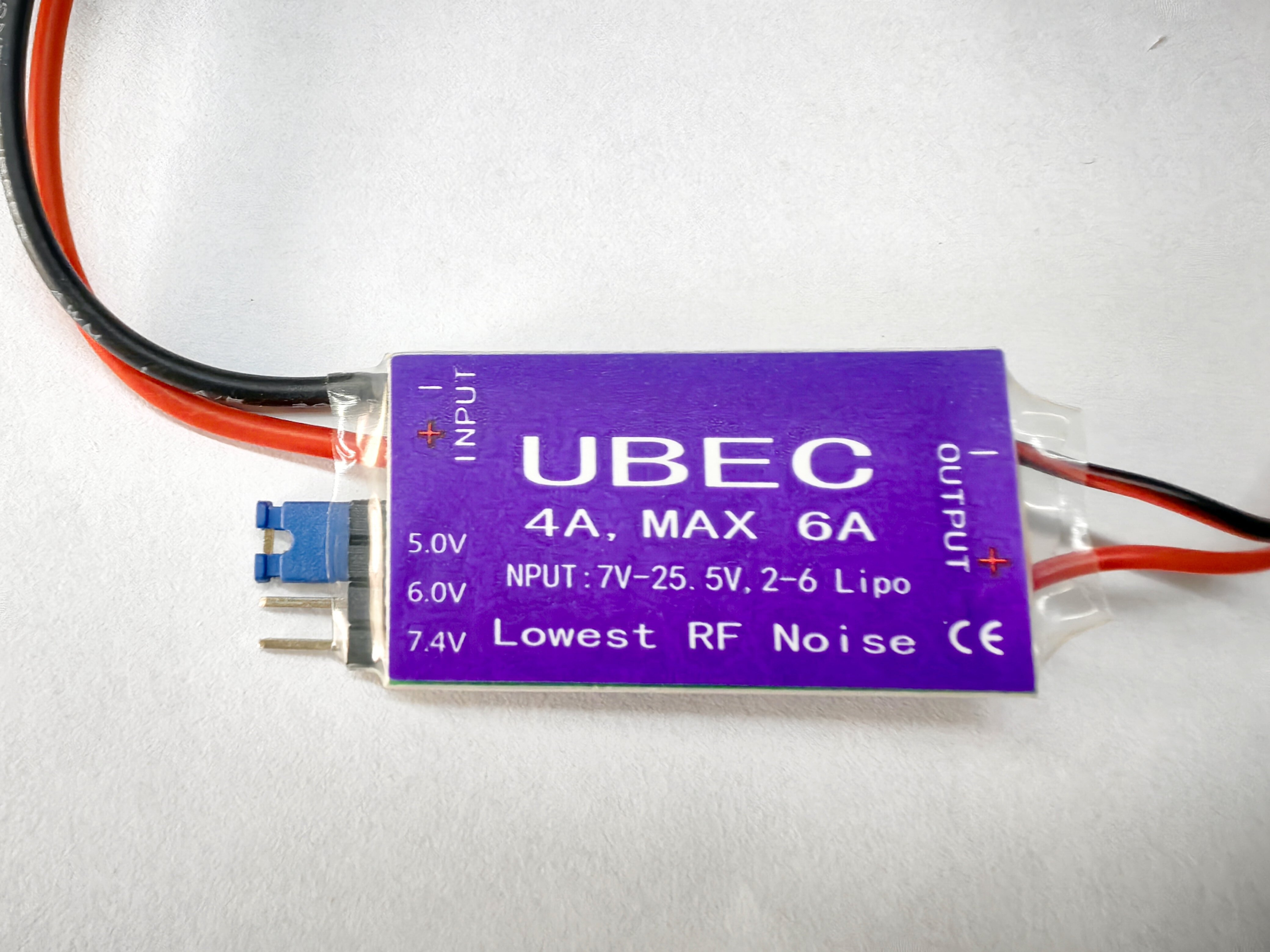 TenRC High Efficiency 4A/6A/8A Output External UBEC Module for RC Models & Receivers - Stable Power Supply for ESC Performance in Drones, RC Cars & Airplanes