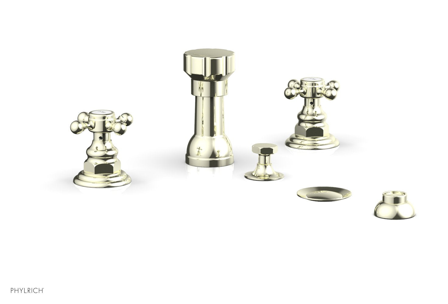 HEX TRADITIONAL 4-Hole Bidet Set - 500ml Water Capacity, 60mm Hole Spacing - Perfect for Bathroom Upgrades & Hygienic Cleaning