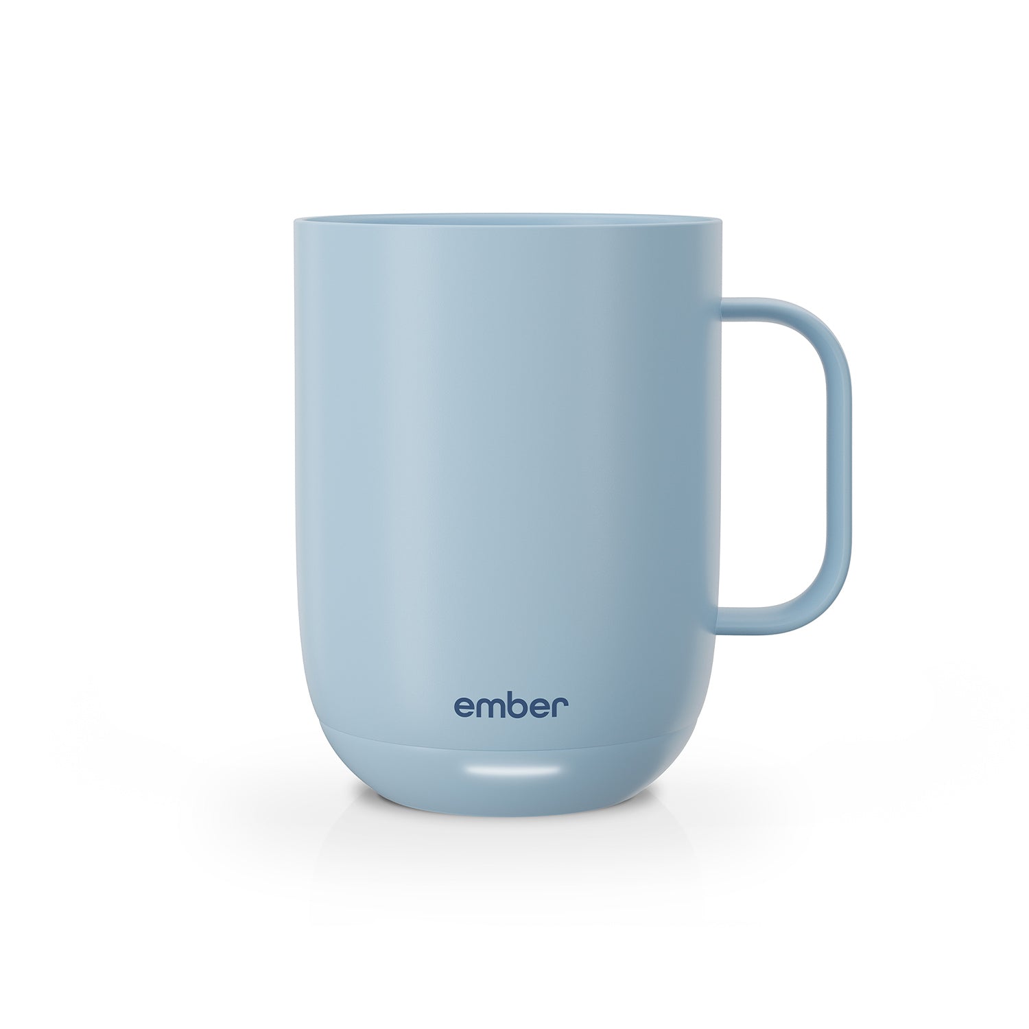 Ember Mug 2 Smart Temperature Control Coffee Mug - 14oz Stainless Steel Travel Tumbler with App (Powder Blue) - Perfect for Office, Home & Commuting