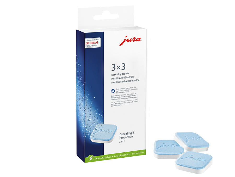 Jura Descaling Tablets for Coffee Machines - 6 Pack | Removes Limescale & Mineral Buildup | Compatible with Jura ENA, IMPRESSA, WE8 Models | Perfect for Home & Office Use