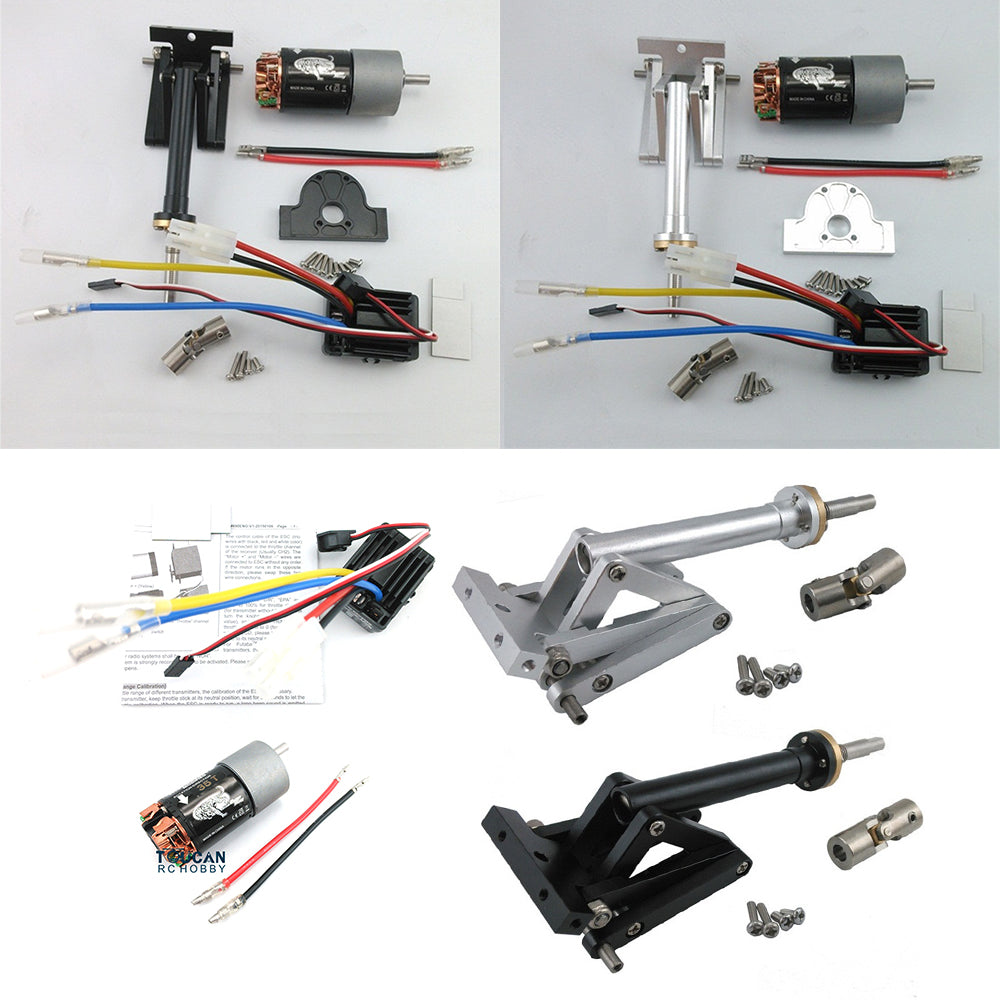 1050A ESC Brush Motor for 1/14 RC Tractor Truck - High Power Lifting System, DIY Spare Parts for Radio Controlled Model Cars - Perfect for Off-Road Racing and Heavy-Duty Hauling