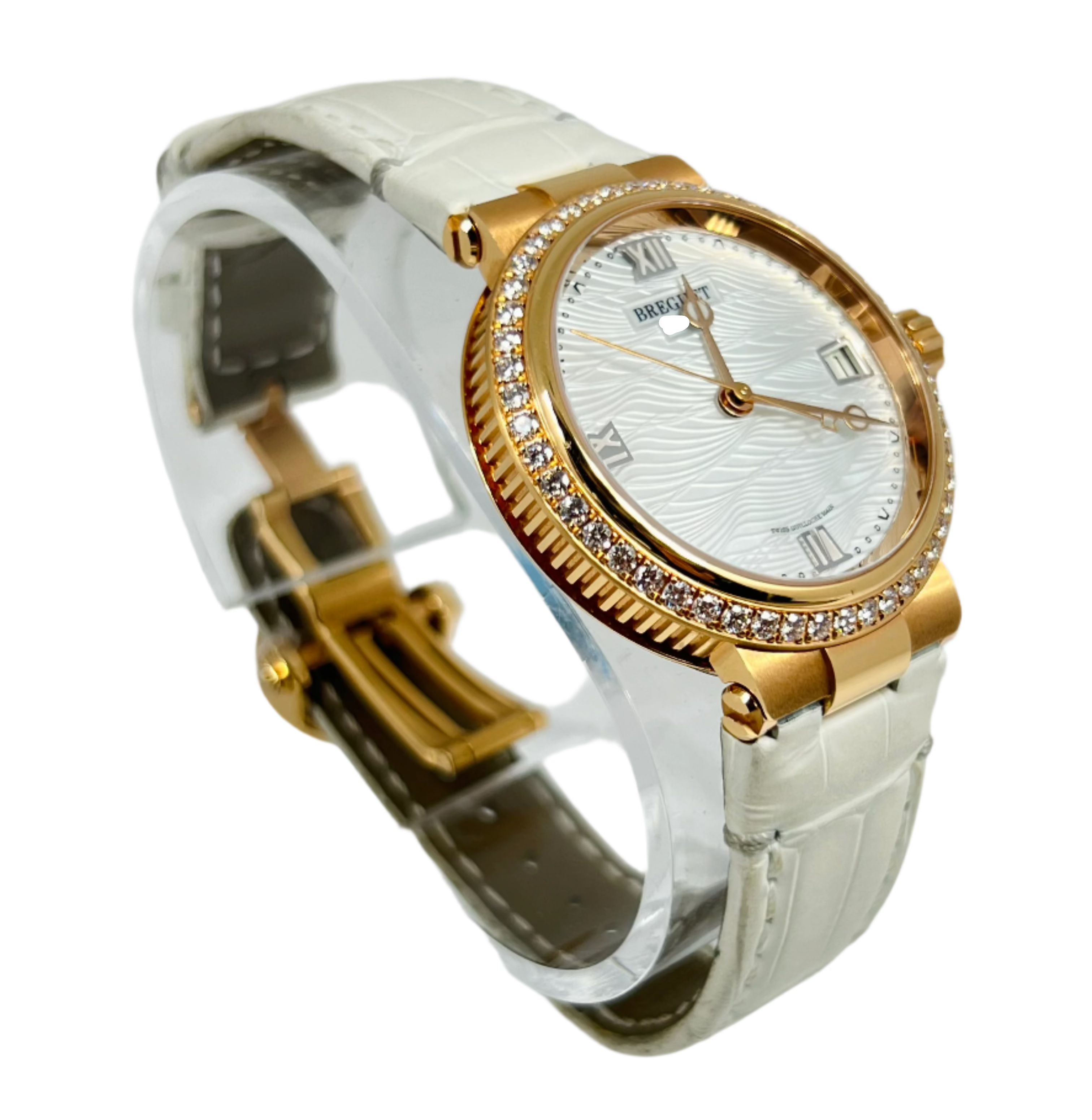 Breguet Marine Dame 9518 Women's Watch - 18K Rose Gold Luxury Timepiece for Elegant Occasions & Special Events