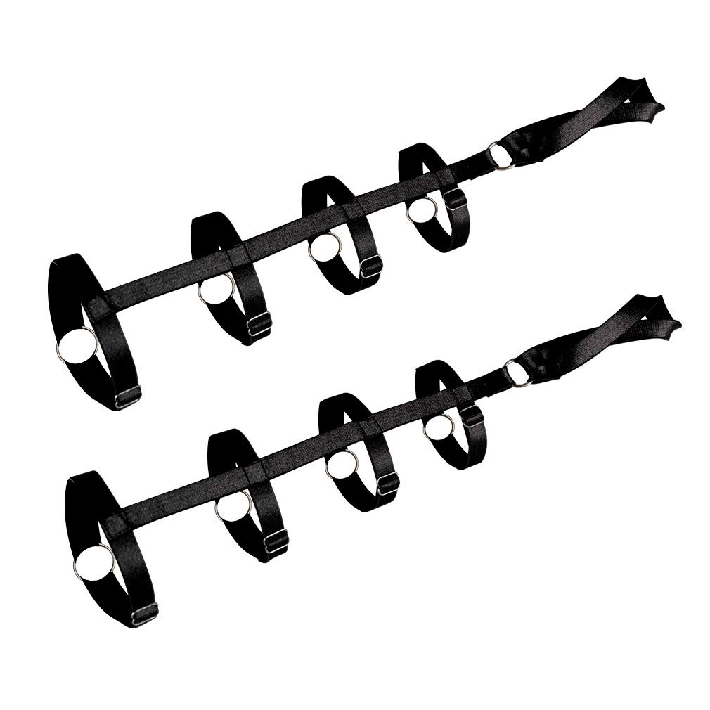 Women's Gothic Harness Bracelet Belt - Adjustable Fashion Accessory for Dance, Carnival & Gothic Outfits - 1 Pair - Perfect for Rave, Cosplay & Alternative Fashion