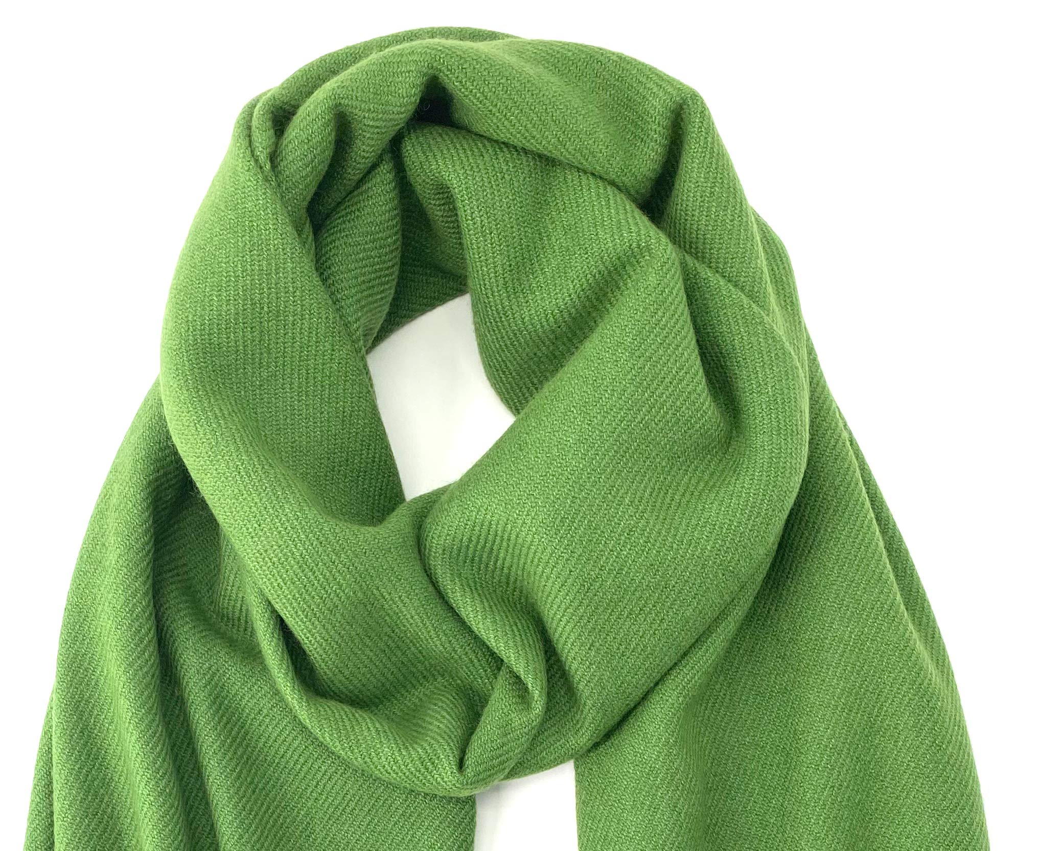 Luxury 100% Pure Cashmere Pashmina Shawl - 3-Ply Soft Warm Wrap Scarf in Burnt Olive - Perfect for Winter Fashion, Travel & Gift Giving