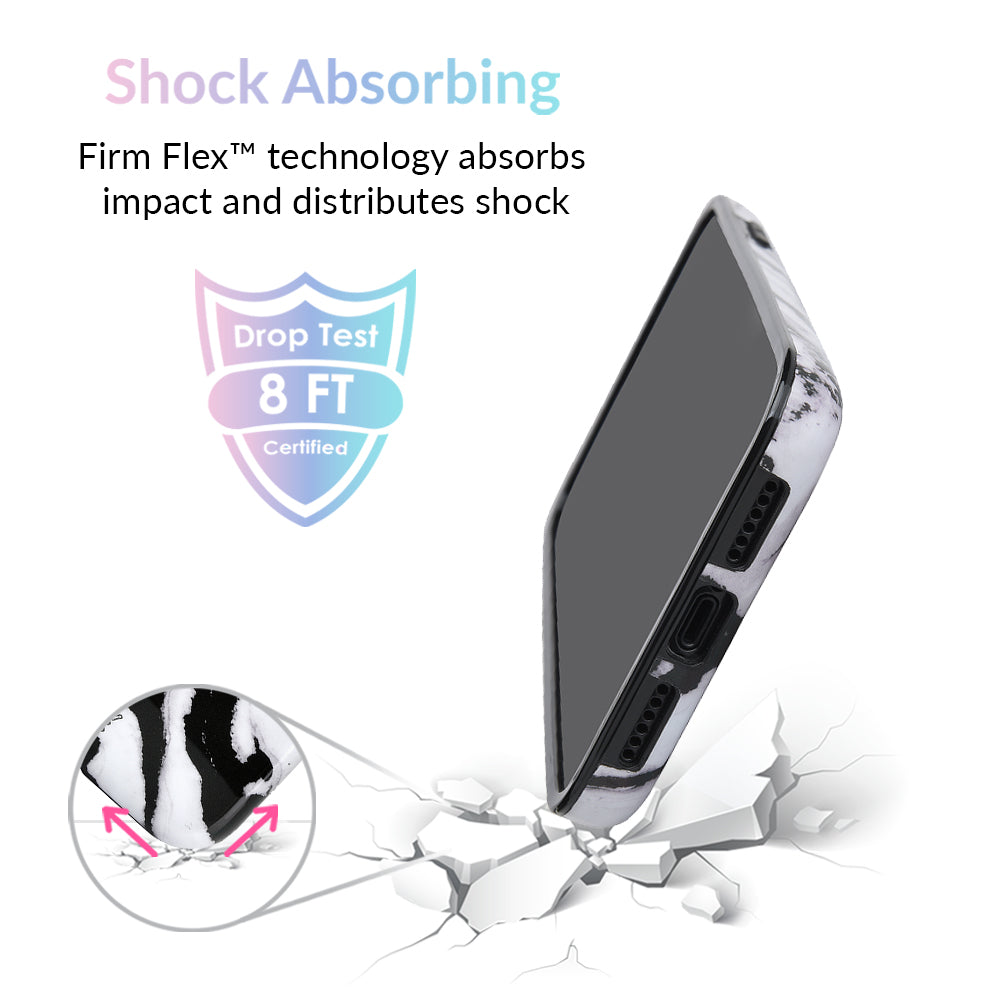 Panda Marble iPhone Case - Elegant Marble Design Phone Cover for iPhone 11/12/13/14/15 Pro Max - Slim Protective Shockproof Case for Everyday Use & Travel