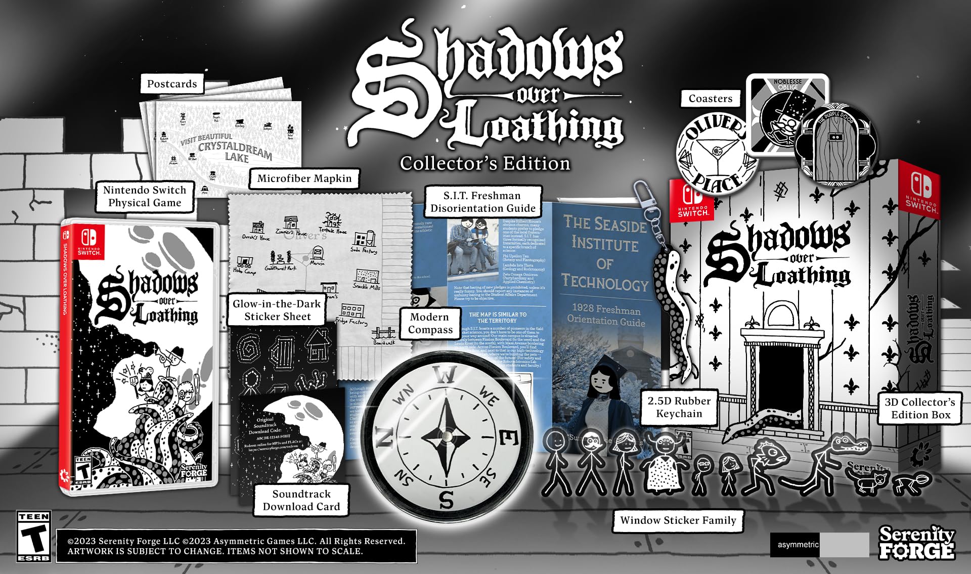 Shadows Over Loathing Collector's Edition - Nintendo Switch Game | RPG Adventure for Adults & Teens | Perfect for Gaming Nights & Travel Entertainment
