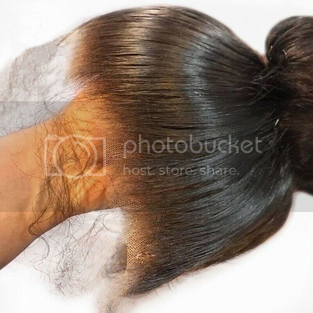 Brazilian Virgin Human Hair Lace Front Wigs - Pre Plucked Bleached Knots 180% Density Silky Straight Glueless Wig with Baby Hair for Black Women | 14 Inch Natural Look for Daily Wear & Special Occasions