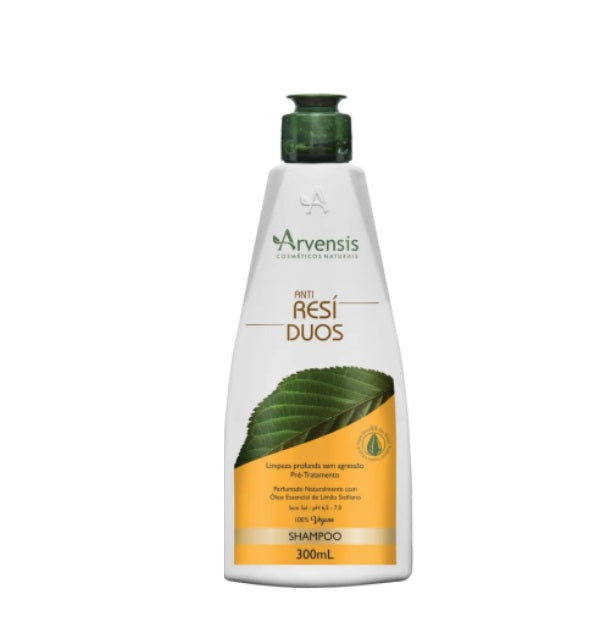 Arvensis Anti Residue Shampoo - Vegan Hair Cleansing & Scalp Treatment (300ml) for Deep Cleansing, Dandruff Control & Healthy Hair Growth | Perfect for Daily Use & Color-Treated Hair