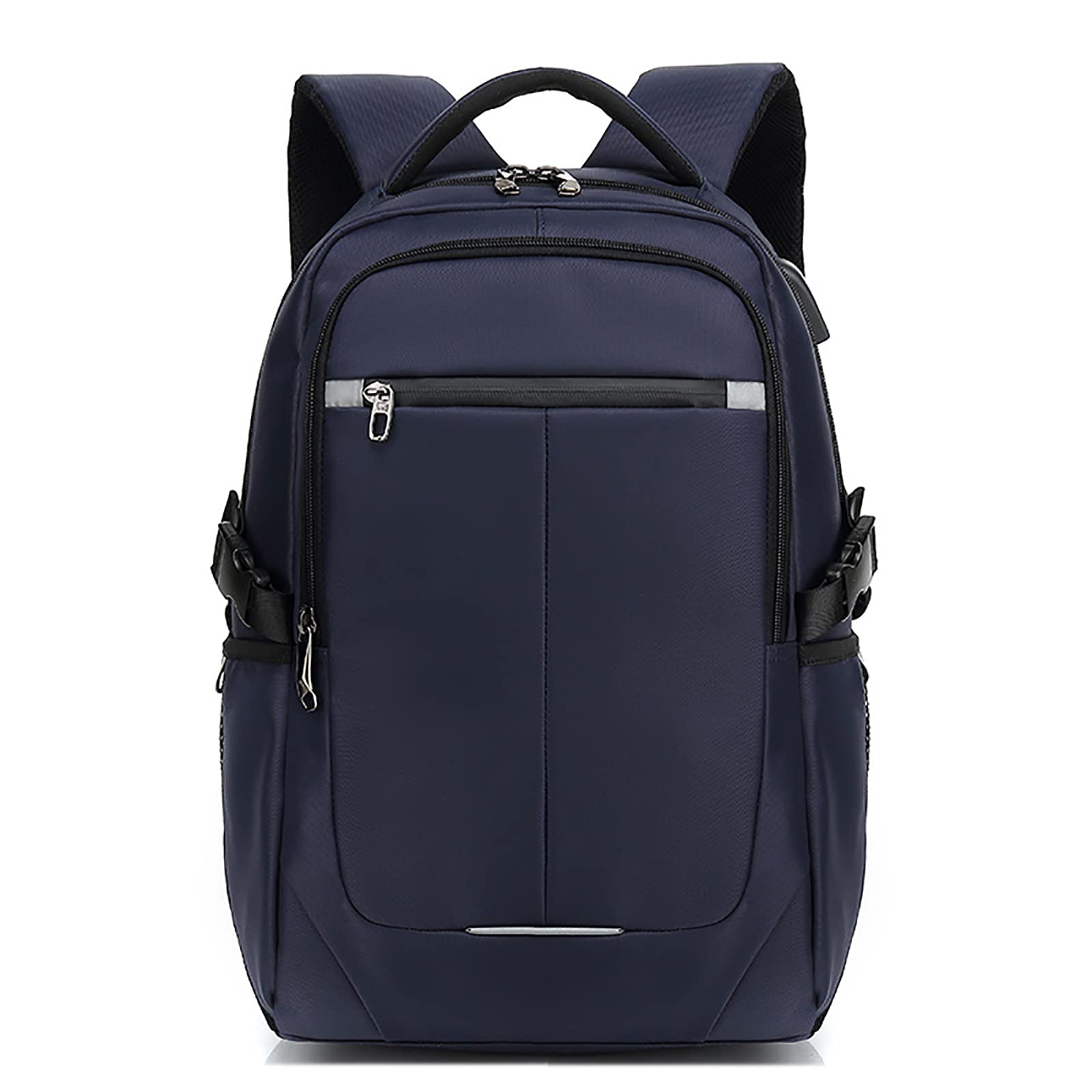 HWTOP 15.6 Inch Business Laptop Backpack with USB Charging Port - Waterproof Travel Computer Bag for Men & Women - Perfect for Office, Work, College and Business Trips - Stylish Blue Professional Backpack