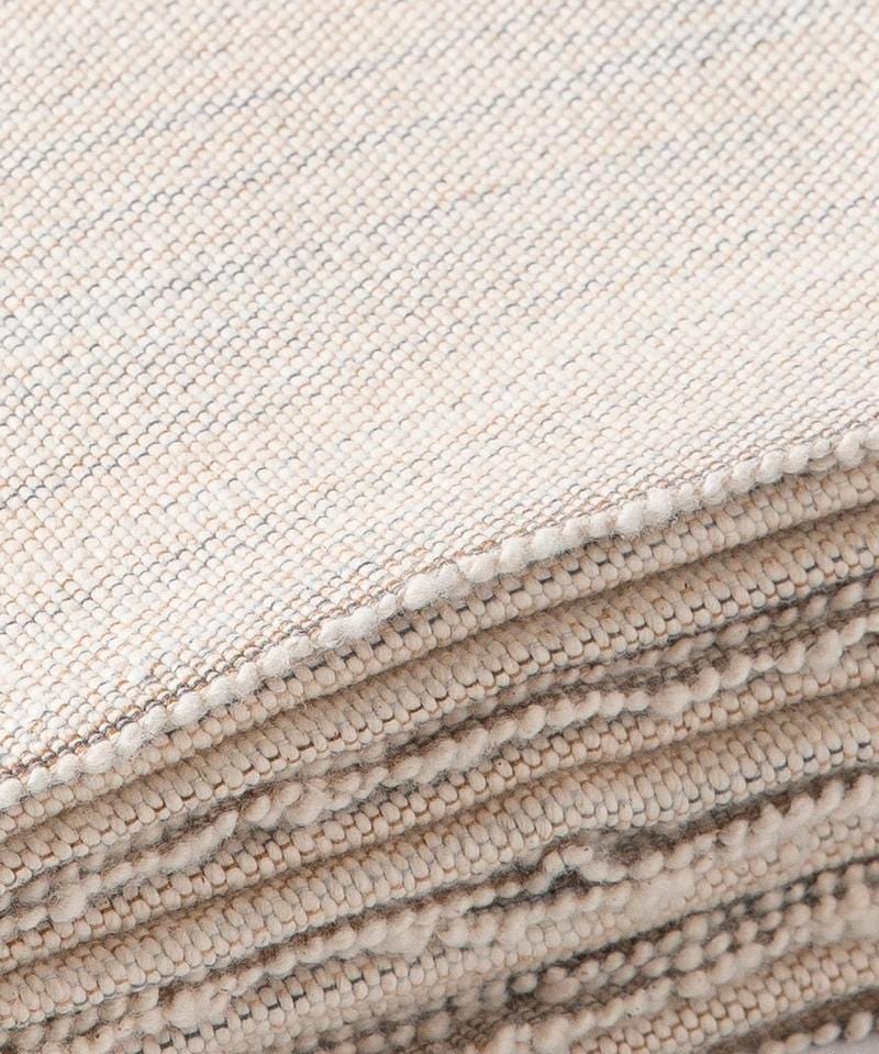 Premium Melange Cotton Yoga Blanket - Soft & Breathable Sandstone Color - Ideal for Yoga, Meditation, Beach & Home Relaxation