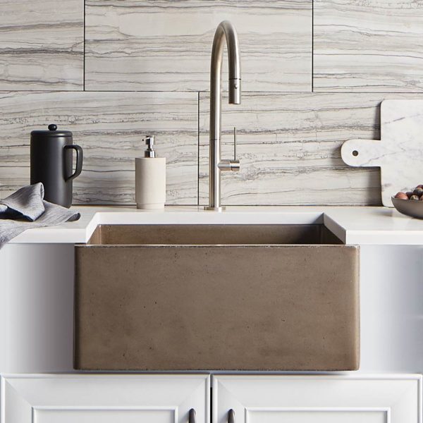 Native Trails Farmhouse 2418 24 Inch Apron Front Kitchen Sink - Stainless Steel Drop-in Sink for Modern Farmhouse & Rustic Kitchen Decor | Perfect for Food Prep, Dishwashing & Country Style Homes