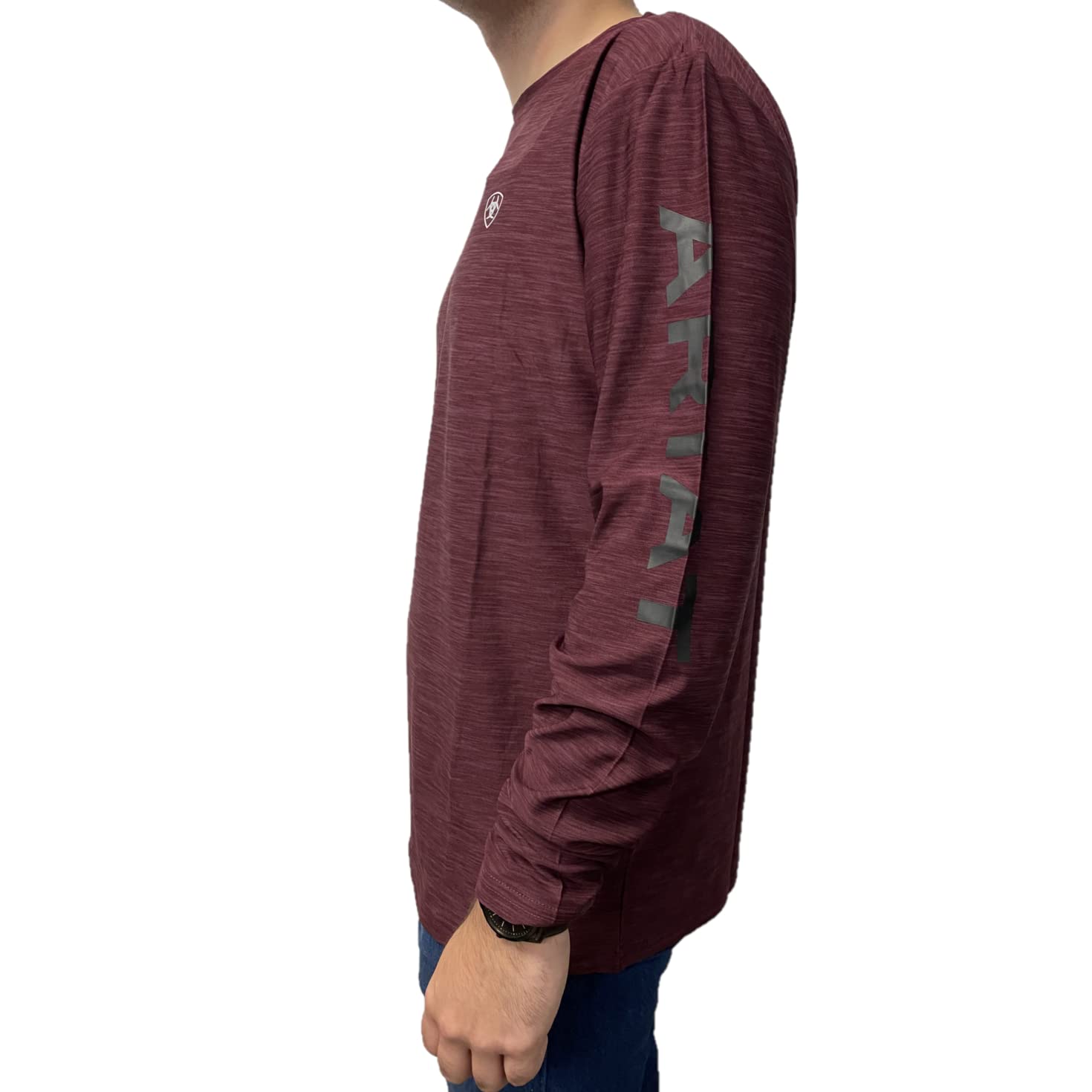 ARIAT Men's Charger Logo Cotton T-Shirt - Comfortable Casual Tee for Work, Outdoor & Everyday Wear