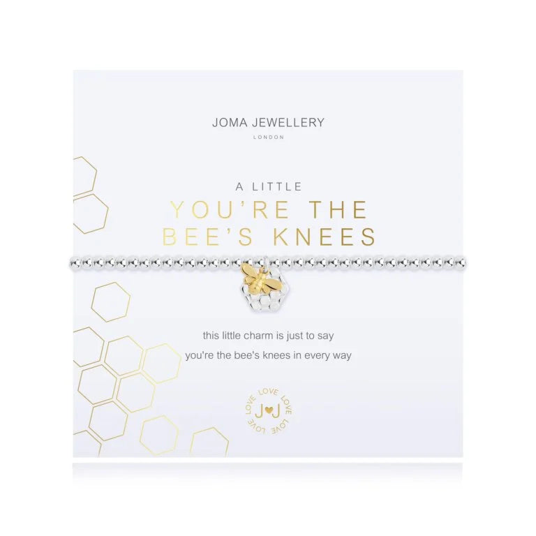 Joma Jewellery Bee's Knees Charm Bracelet - Elegant & Unique Gift for Women - Perfect for Birthdays, Anniversaries & Everyday Wear
