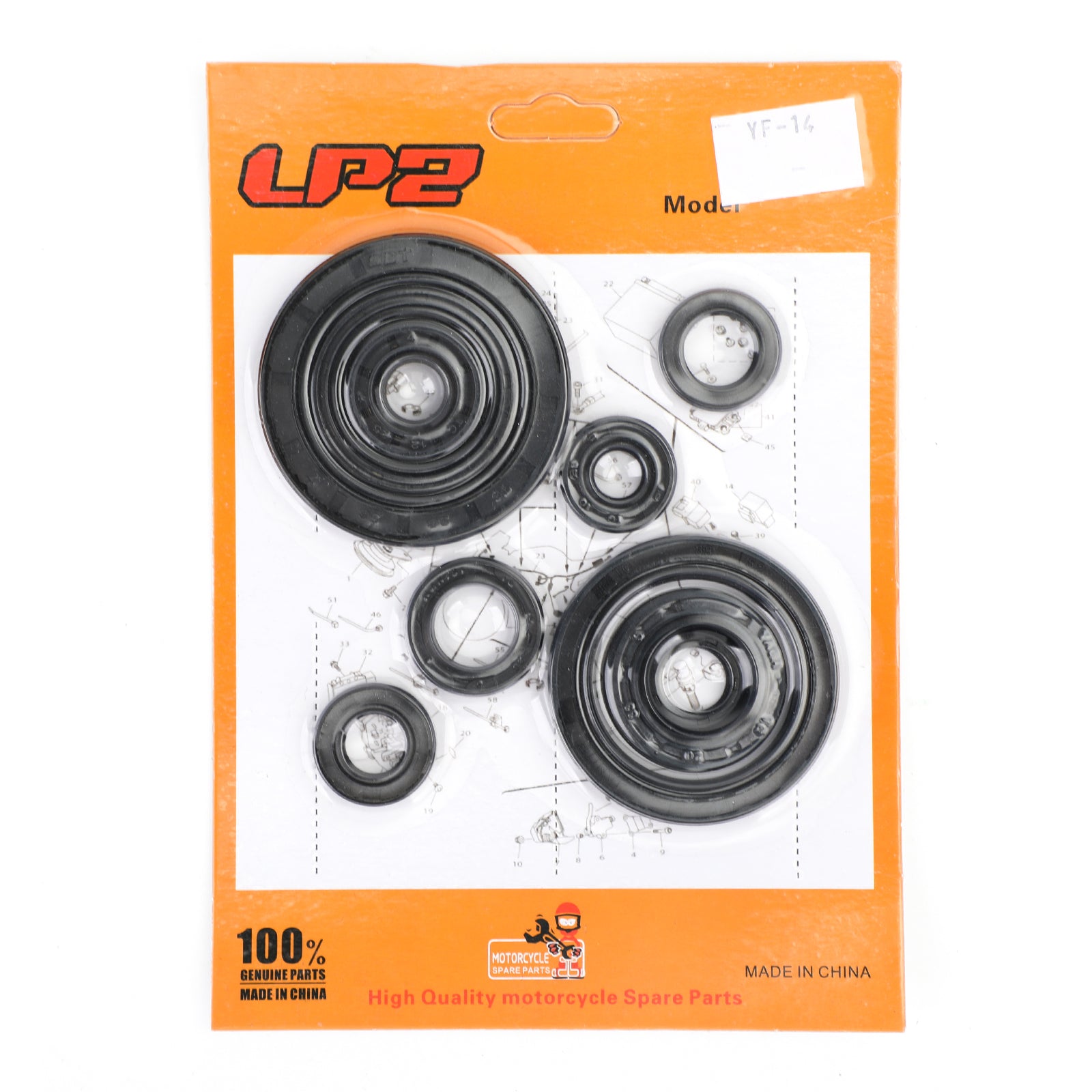 10-Piece Engine Oil Seal Kit Set Compatible with Honda CRF250R (2004-2009) & CRF250X (2004-2017) - Replacement Seals for Motorcycle Engine Maintenance & Repair