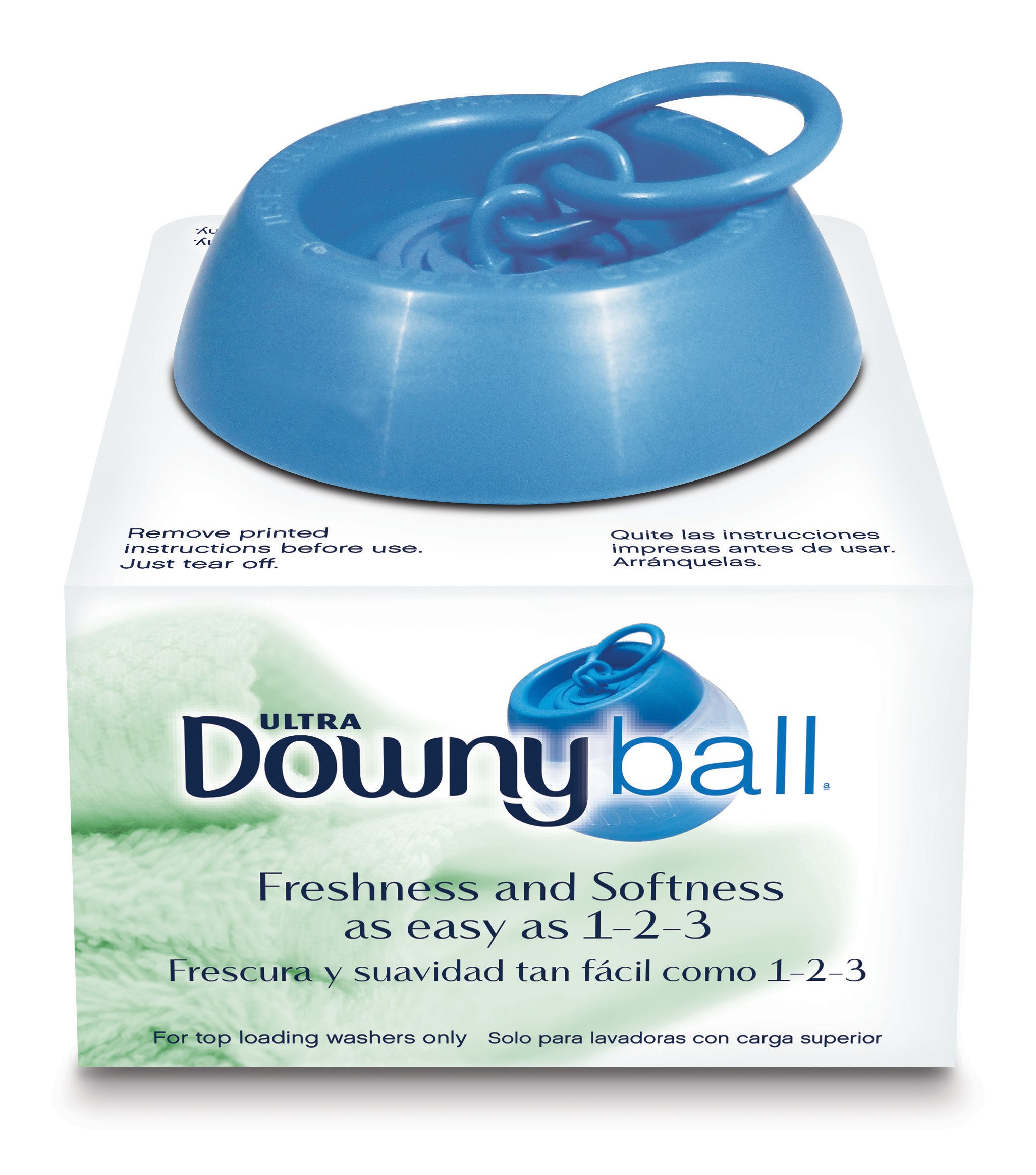 Downy Ball Automatic Laundry Detergent Dispenser - 2 Pack (1 Ea) | Fabric Softener Dosing Device for Washing Machines | Perfect for Large Loads & Deep Cleaning