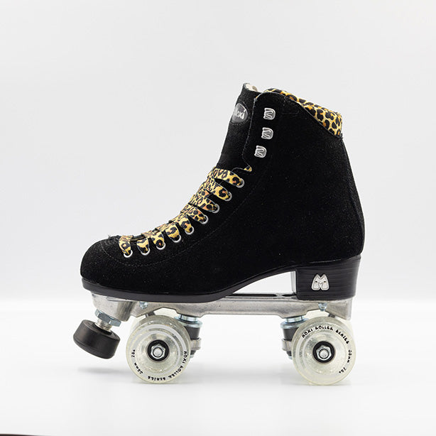 Moxi Panther Roller Skates Size 6 - Women's Outdoor & Indoor Quad Skates for Beginners & Pros - Perfect for Rinks, Parks & Street Skating