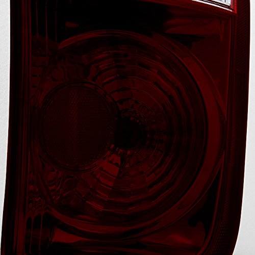 AKKON Dark Red LED Tail Lights Replacement for Toyota Tundra 4-Door Double Cab - Left & Right Pair Set | Durable, Weatherproof & Easy Installation for Enhanced Night Visibility & Style