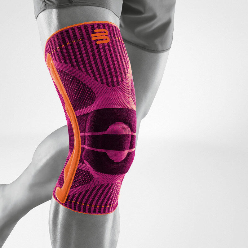 Bauerfeind Sports Knee Support Brace - Breathable & Adjustable for Running, Basketball & Workout - Knee Pain Relief & Injury Recovery (Black)