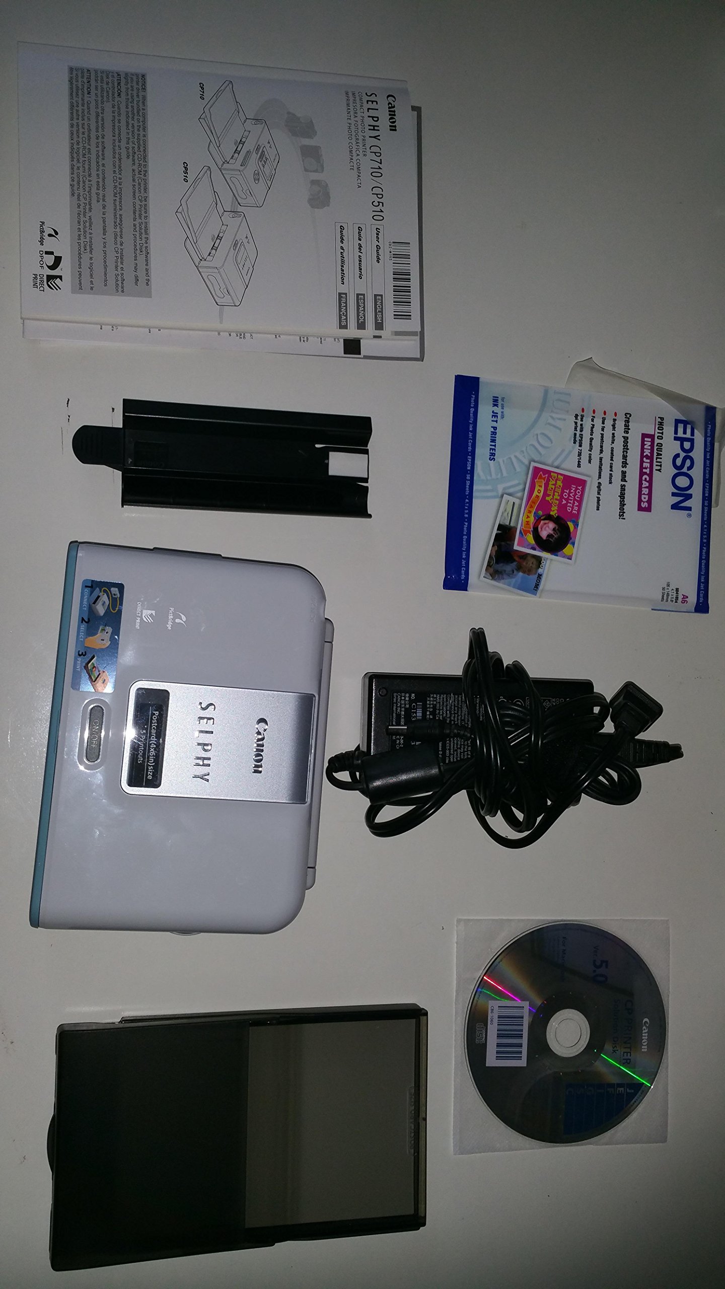 Canon SELPHY CP510 Compact Photo Printer - Wireless, Portable & Easy to Use for Home, Travel & Events | Print 4x6