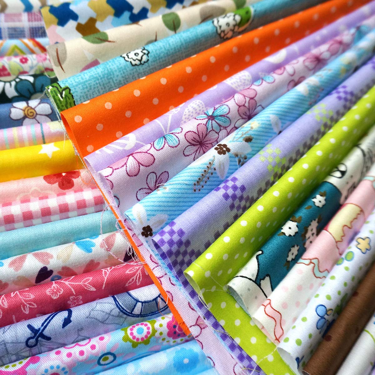 25-Piece 100% Cotton Fabric Bundle - 8
