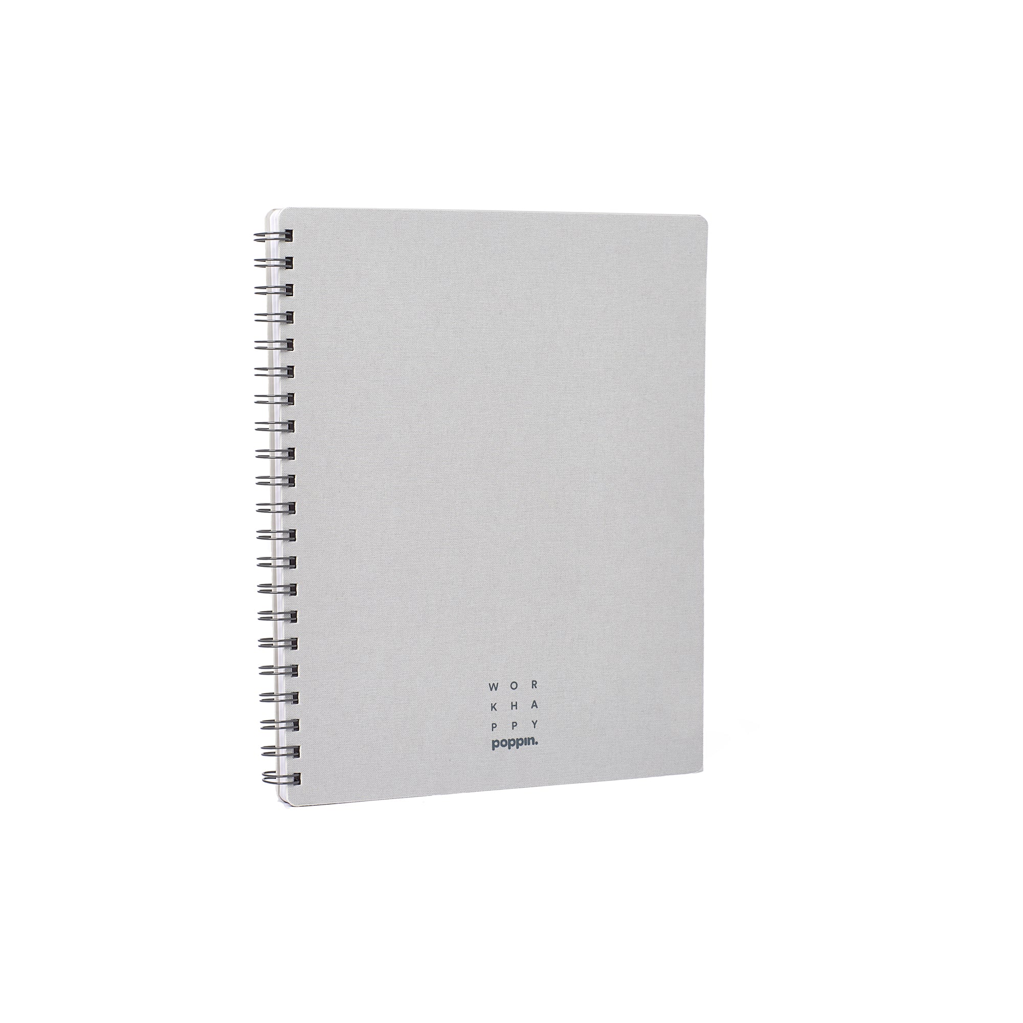 Work Happy 1 Subject Spiral Notebook - College Ruled 70 Sheets, 8.5 x 11 Inch - Perfect for School, Office & Journaling | Durable Cover for Daily Notes, Homework & To-Do Lists