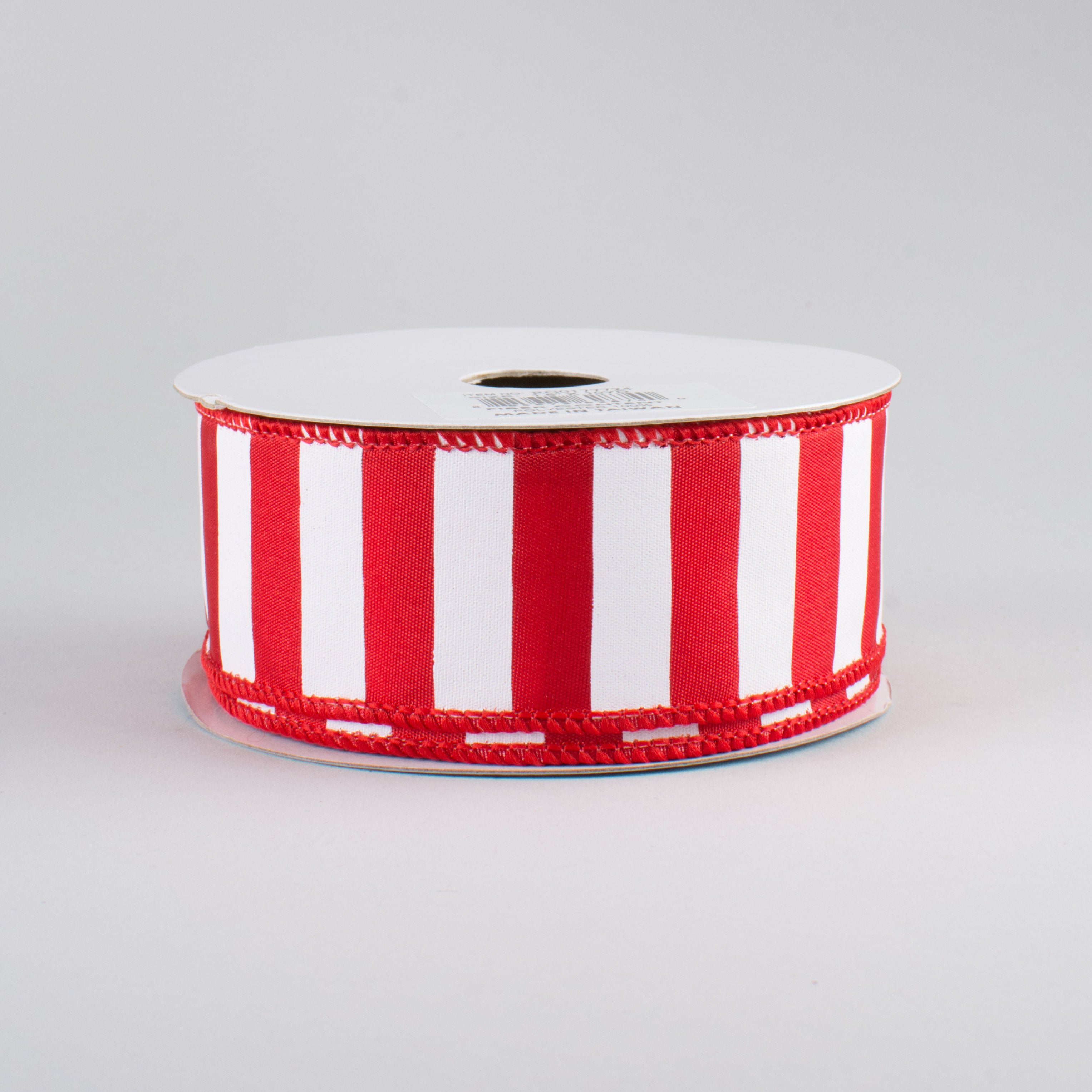 1.5 Inch Medium Stripe Ribbon - Red and White (10 Yards) for Gift Wrapping, Crafts, and DIY Decorations