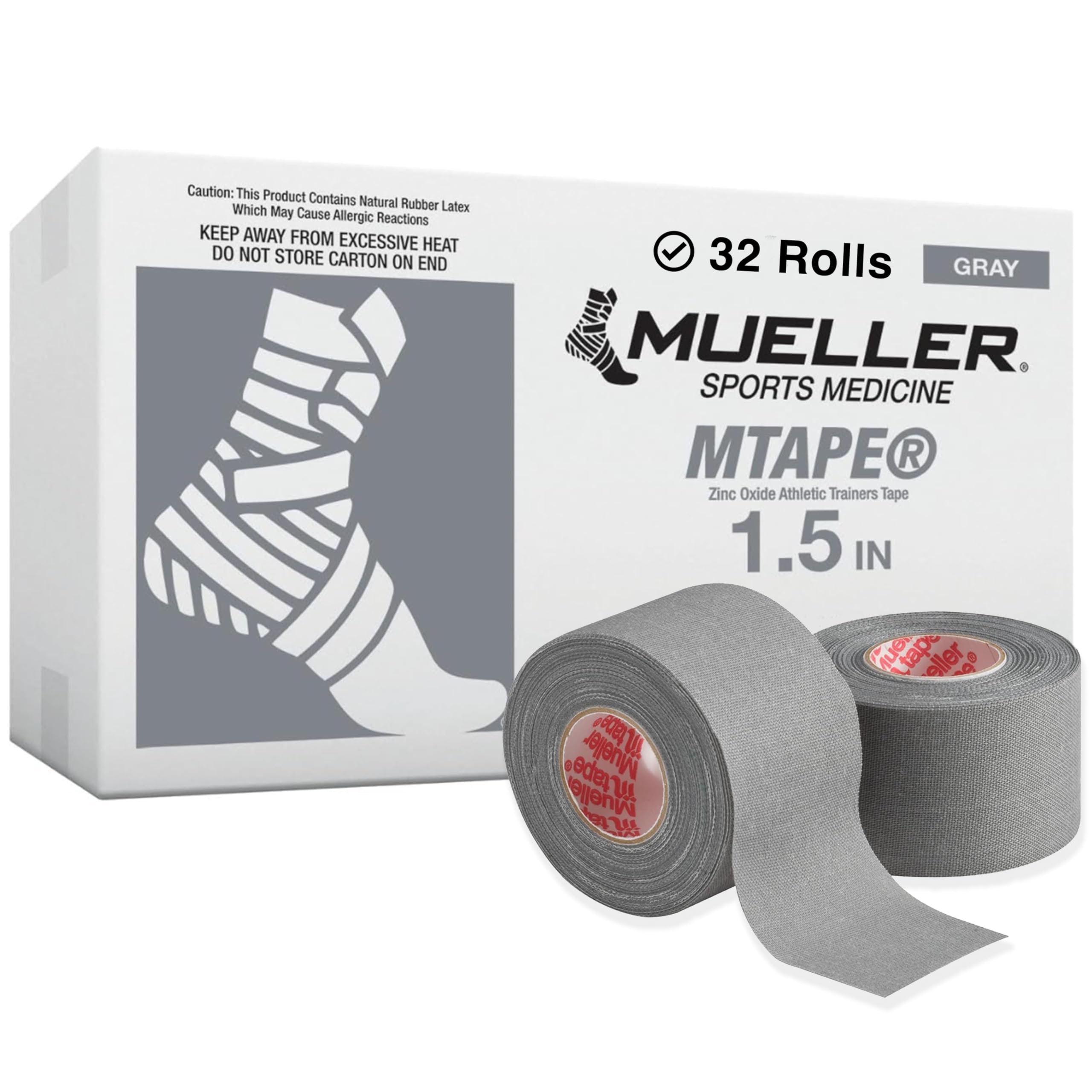 Mueller Sports Medicine MTape Rolls Team Pack - 32 Rolls of 1.5