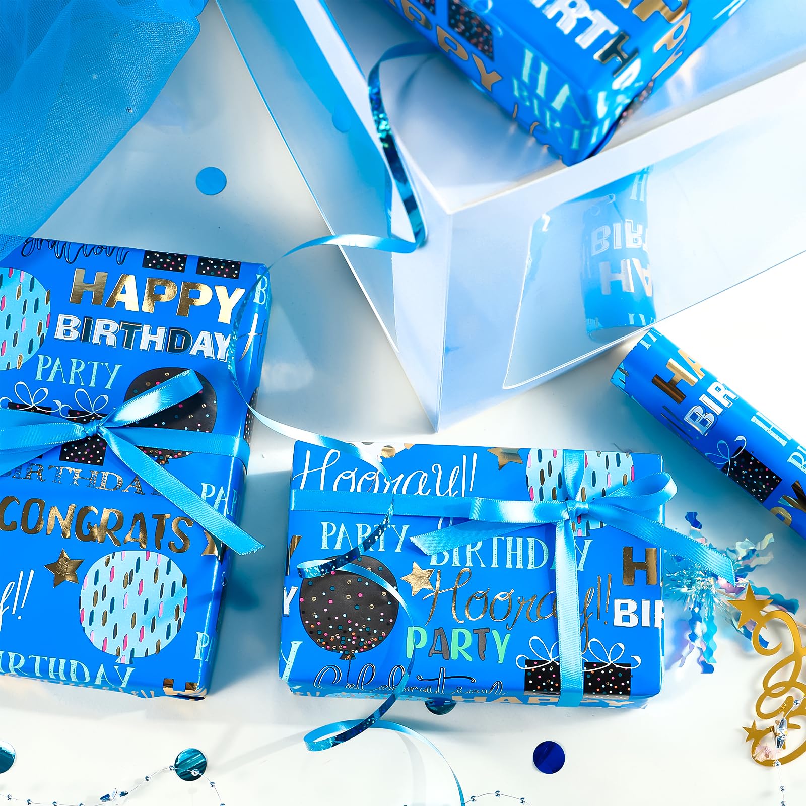 WRAPAHOLIC Birthday Wrapping Paper - Mini Roll (17