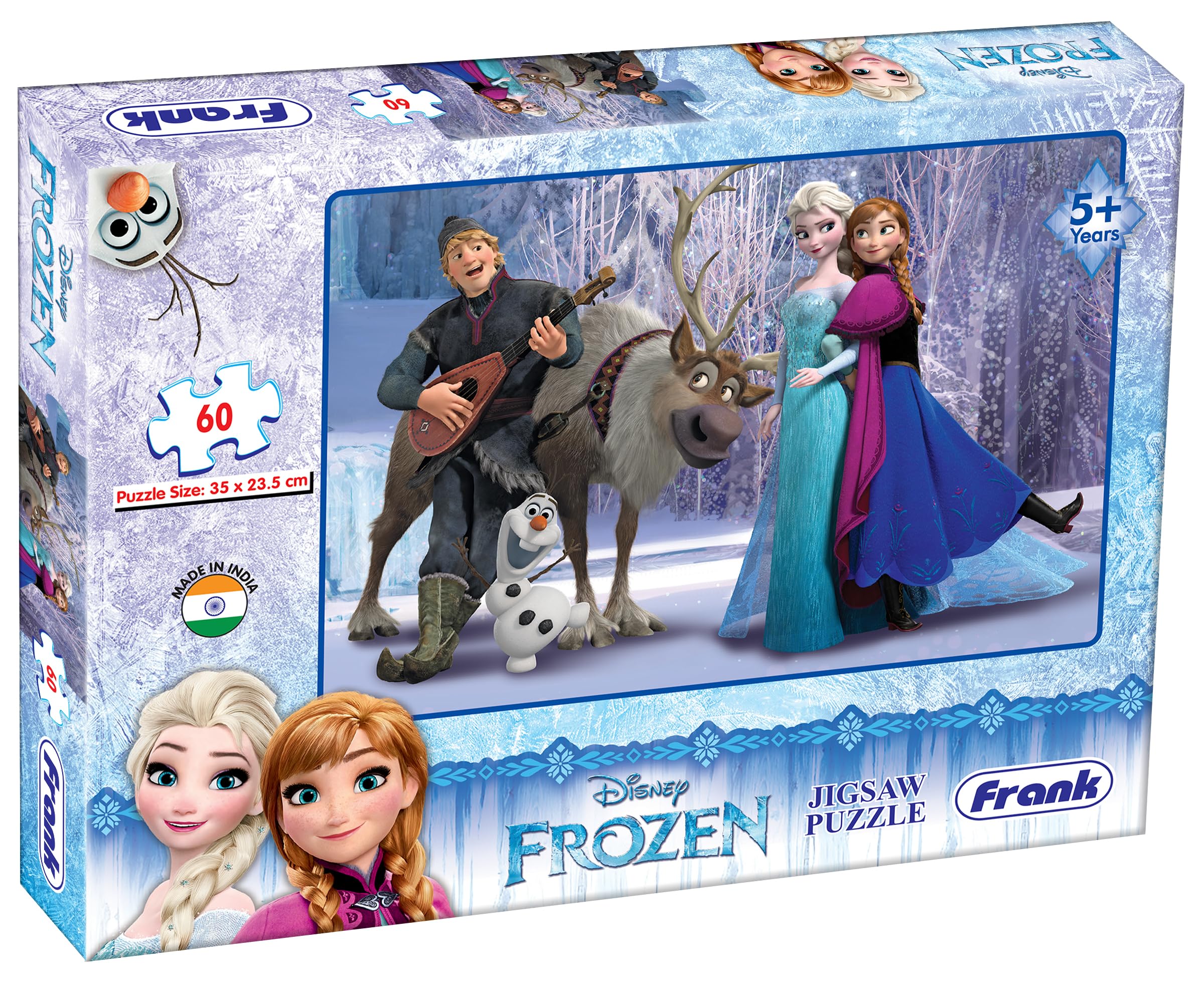 Disney Puzzle for Kids Ages 5+ | 60 Piece Jigsaw Puzzle Set | Colorful Educational Toy for Children | Perfect for Family Game Night & Birthday Gifts