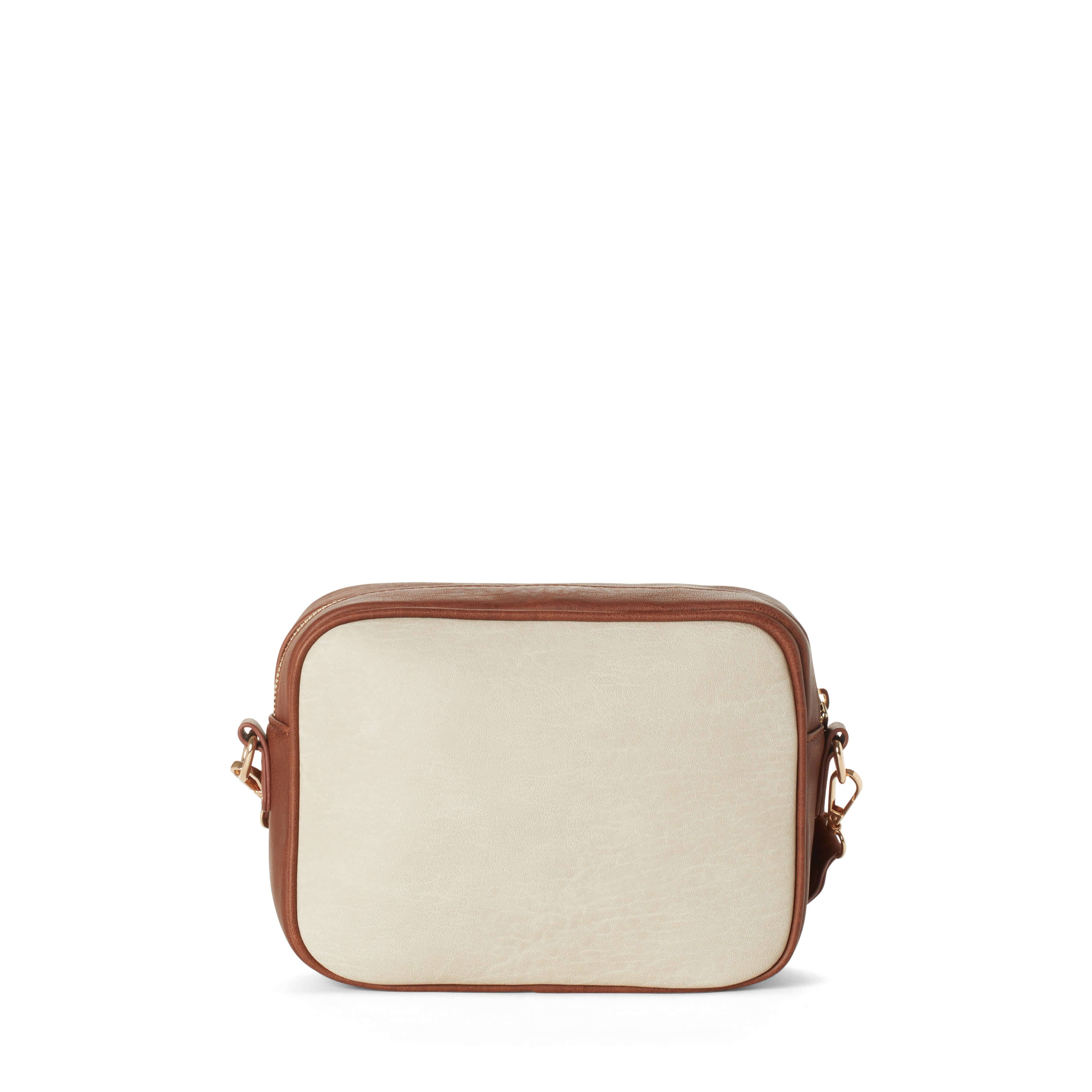 Alicia Vegan Leather Crossbody Bag for Women | Stylish & Eco-Friendly Latte Brown Purse | Perfect for Work, Travel & Everyday Use