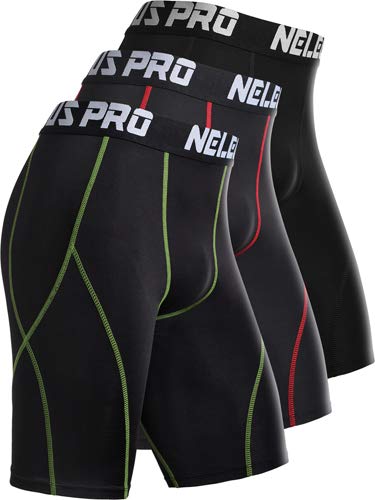 6012 Black/Red Stripe/Green Stripe,3 Pack