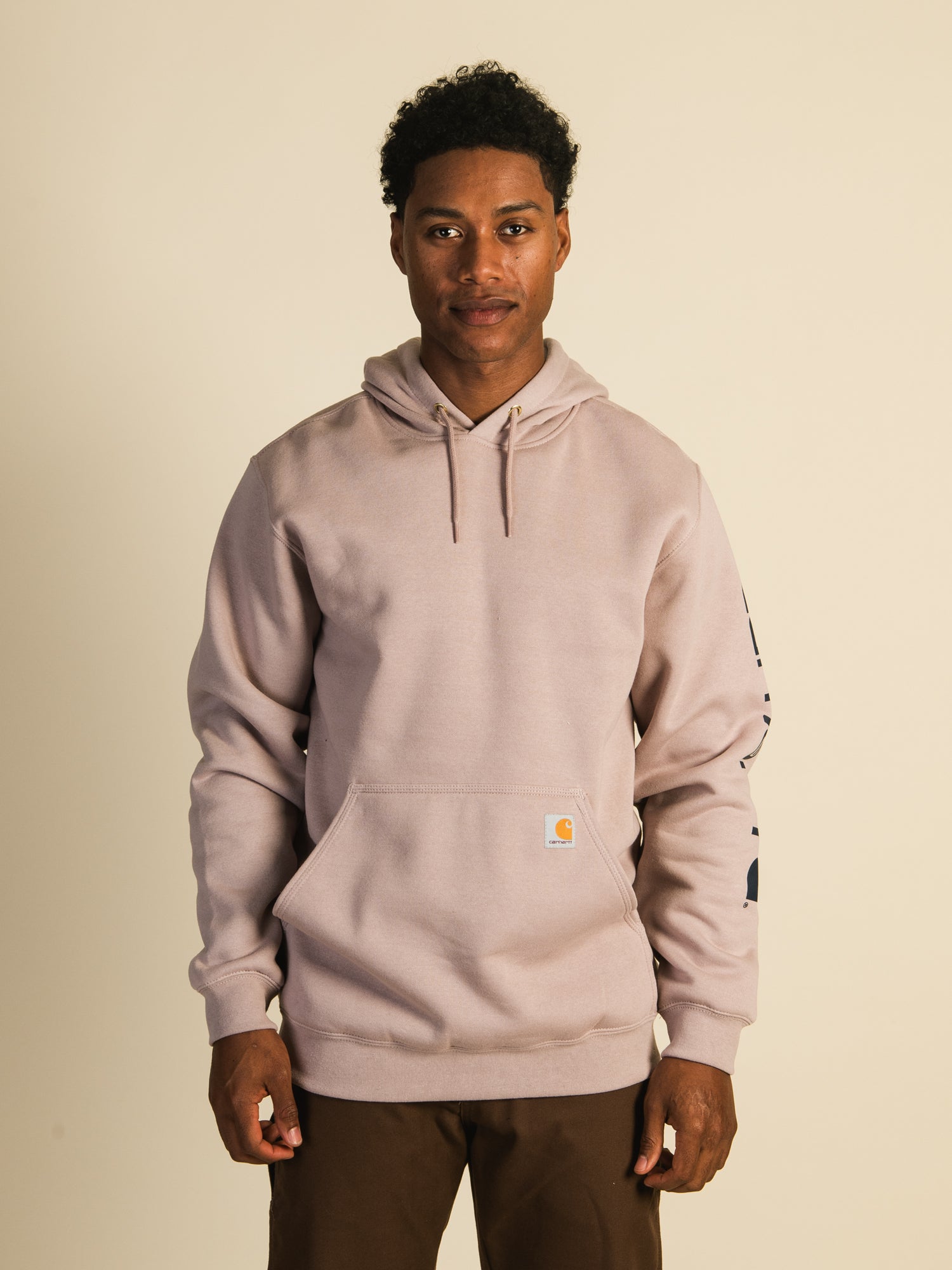 Carhartt Men's Sleeve Pullover Hoodie - Heavyweight Fleece Lined Sweatshirt for Work & Outdoor Activities | Clearance Sale