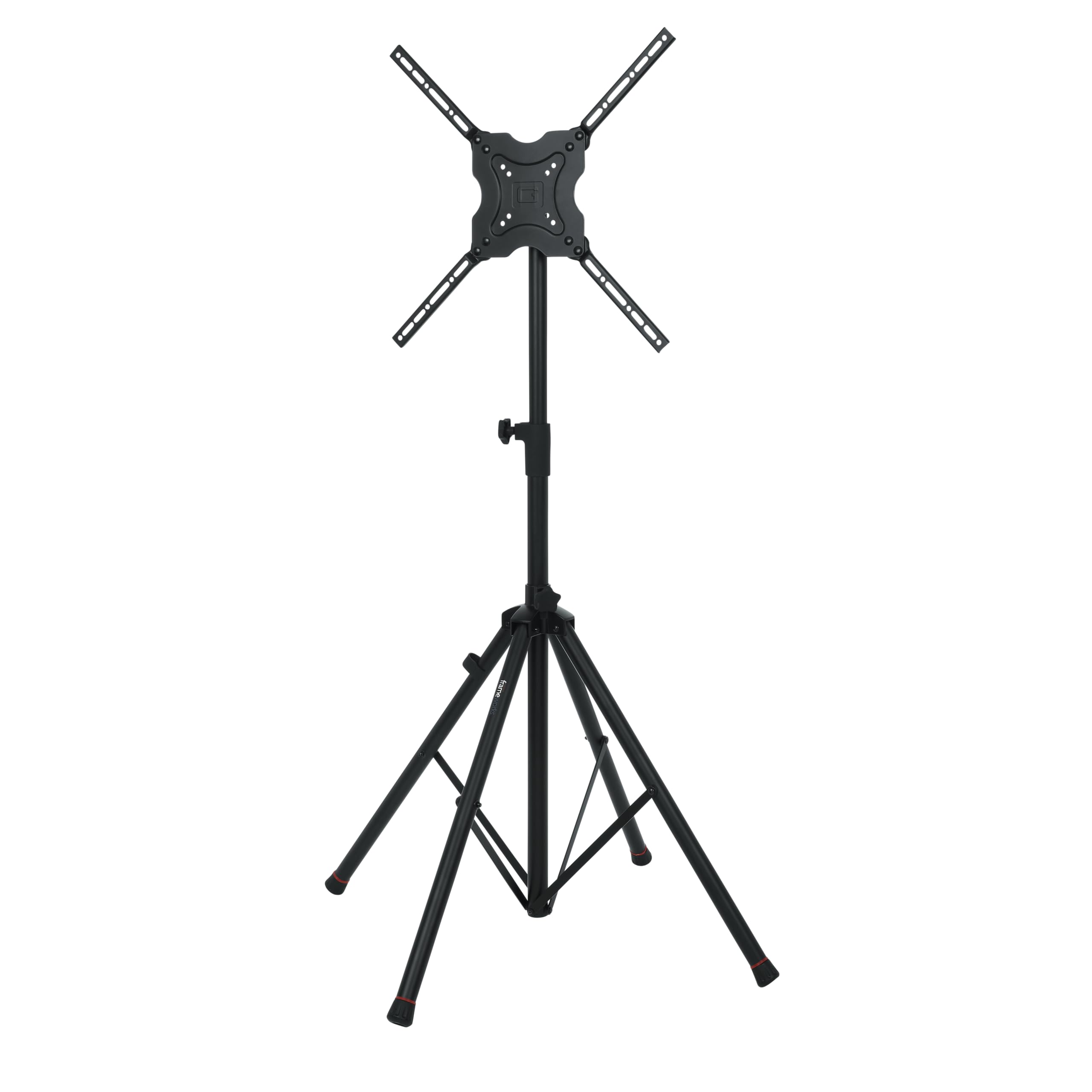Gator Frameworks Deluxe Adjustable Quadpod TV Stand for 65