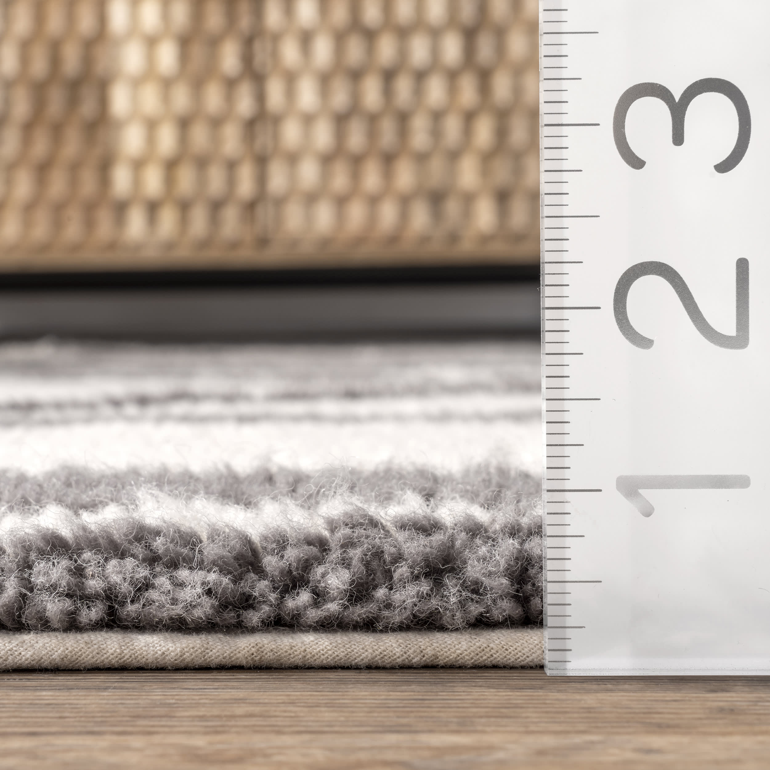 Aleena Wool Diamond Washable Rug - Soft & Durable Ivory Area Rug for Living Room, Bedroom, or Office | Machine Washable & Stain Resistant
