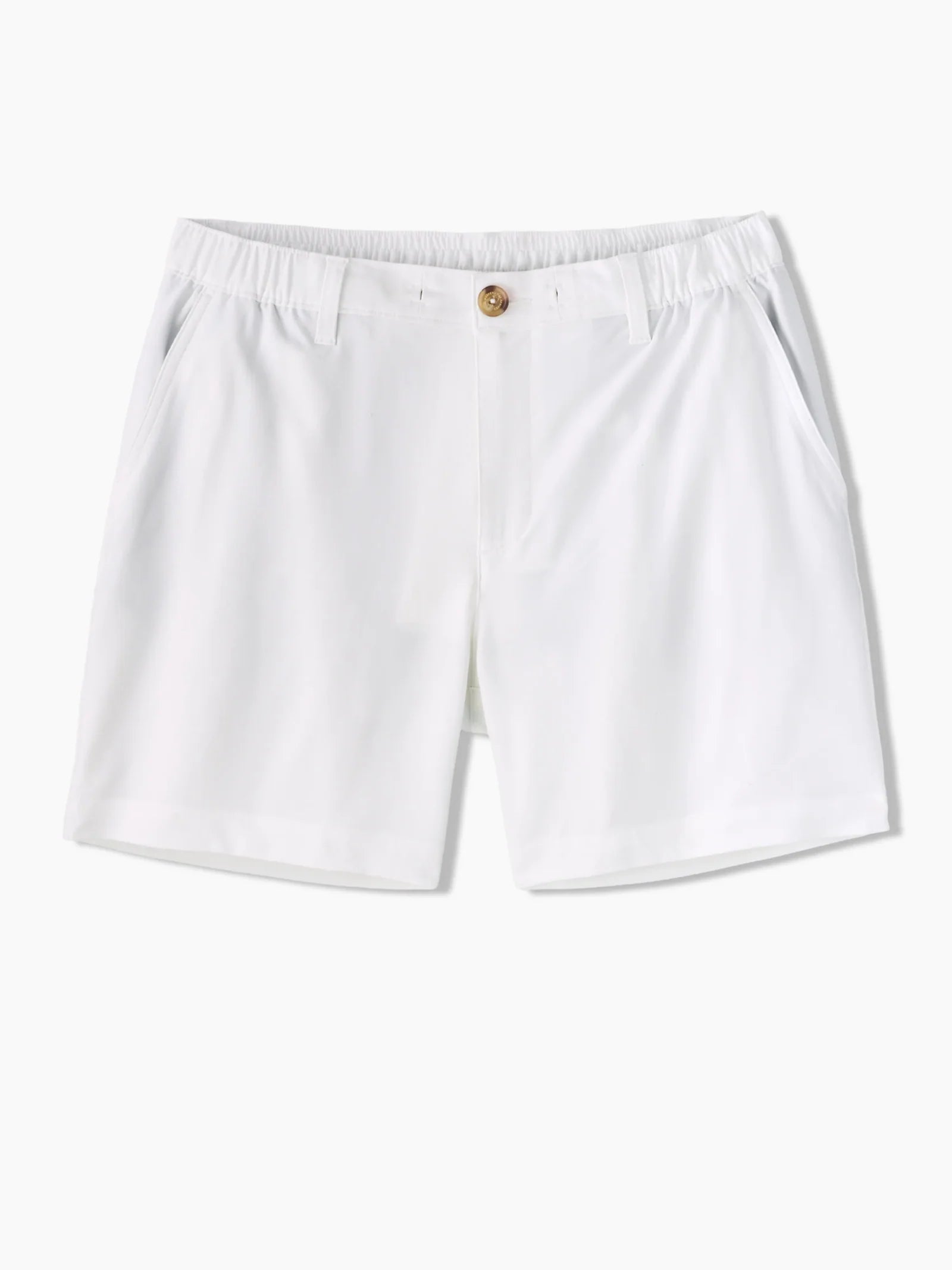 Chubbies 6 Inch The Vannas Performance Shorts for Men - Pure White | Quick-Dry Athletic Shorts for Running, Gym & Outdoor Activities