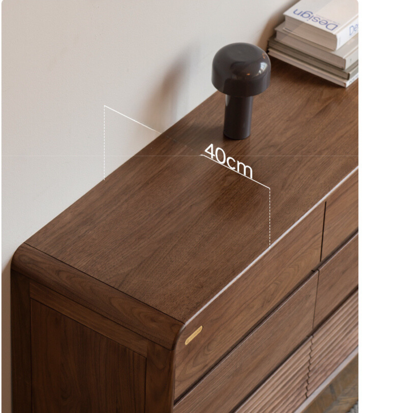 Black Walnut Solid Wood Wall Storage Drawer - Handcrafted Organizer for Bedroom, Bathroom & Entryway | Rustic Home Decor