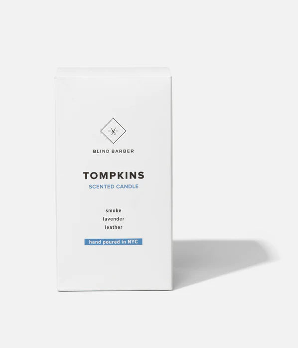 Blind Barber Tompkin Scented Candle - Premium Soy Wax Candle with Rich Fragrance for Home, Spa & Relaxation - Perfect for Aromatherapy, Bathroom & Bedroom Decor