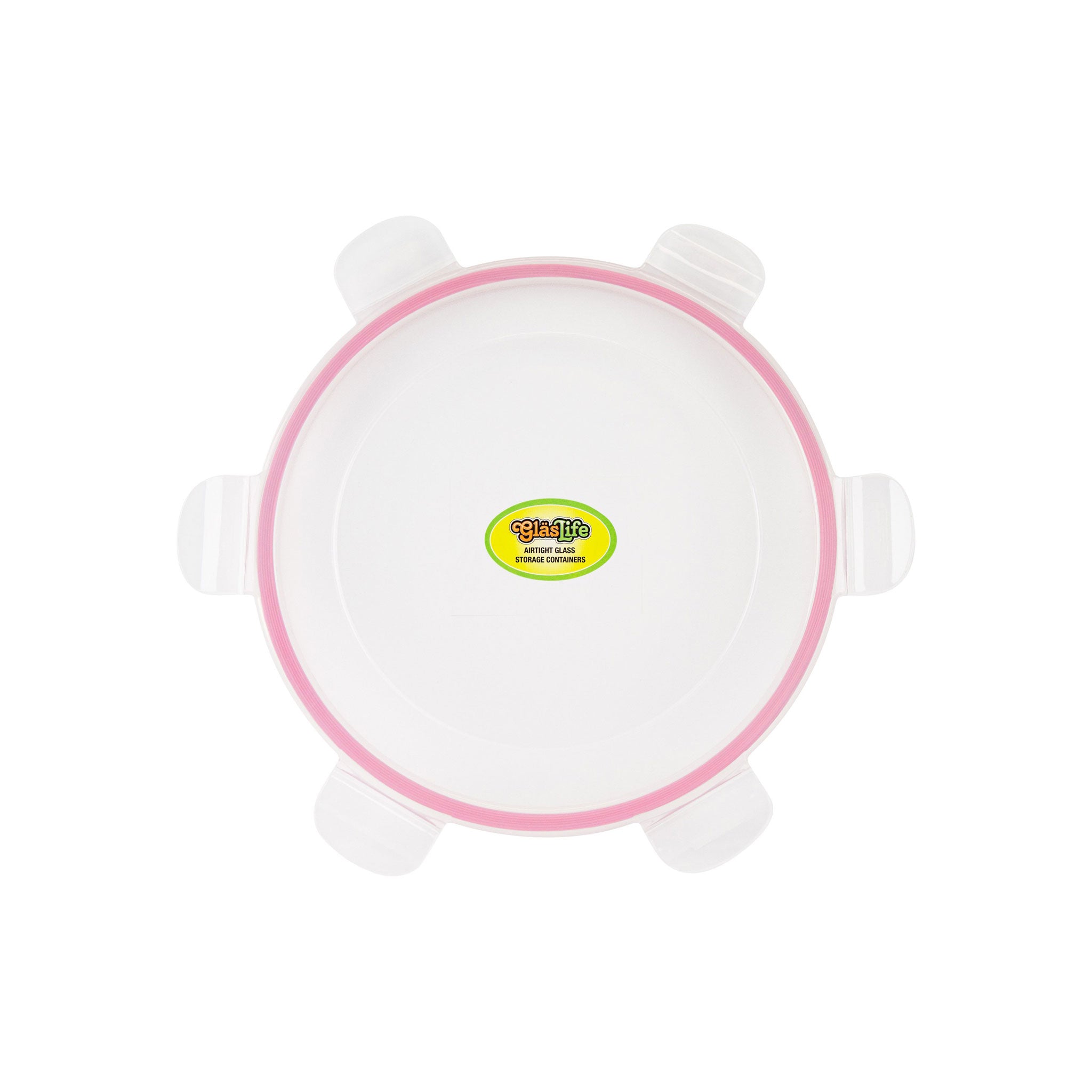 GlasLife® Airtight Round Glass Lid with Stainless Steel Rim - Perfect for Food Storage, Meal Prep, and Canning Jars | BPA-Free, Leak-Proof Kitchen Essential