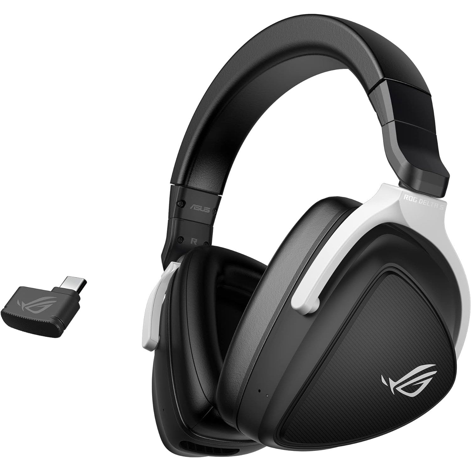 ASUS ROG Delta S Wireless Gaming Headset with 50mm Drivers & AI Beamforming Mic - IPX4 Waterproof - Perfect for PC, PS5, Xbox & Mobile Gaming