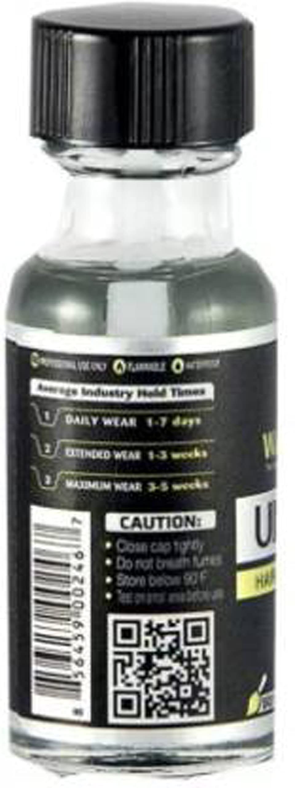 RITZPRIME 15ml Ultra Hold Transparent Waterproof Hair Adhesive Glue - Made in USA - Strong Hold for Hair Patches, Wigs & Extensions - Perfect for Daily Wear & Special Occasions
