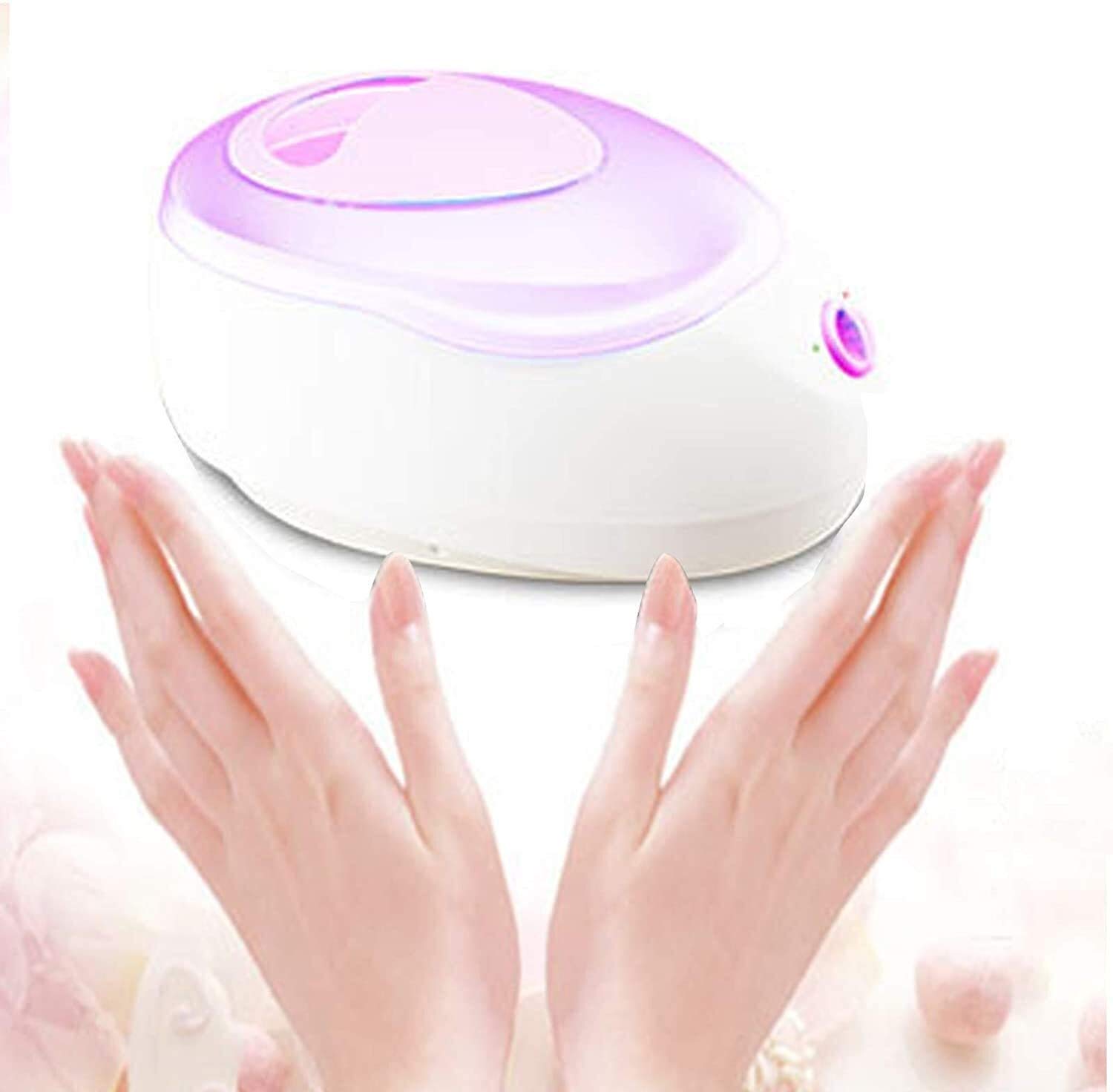 Premium Multifunctional Wax Warmer Machine with Aluminum Inner Tank - Ideal for Body Care, Hair Removal & Spa Treatments - JUNC Purple Wax Heater for Home & Professional Use