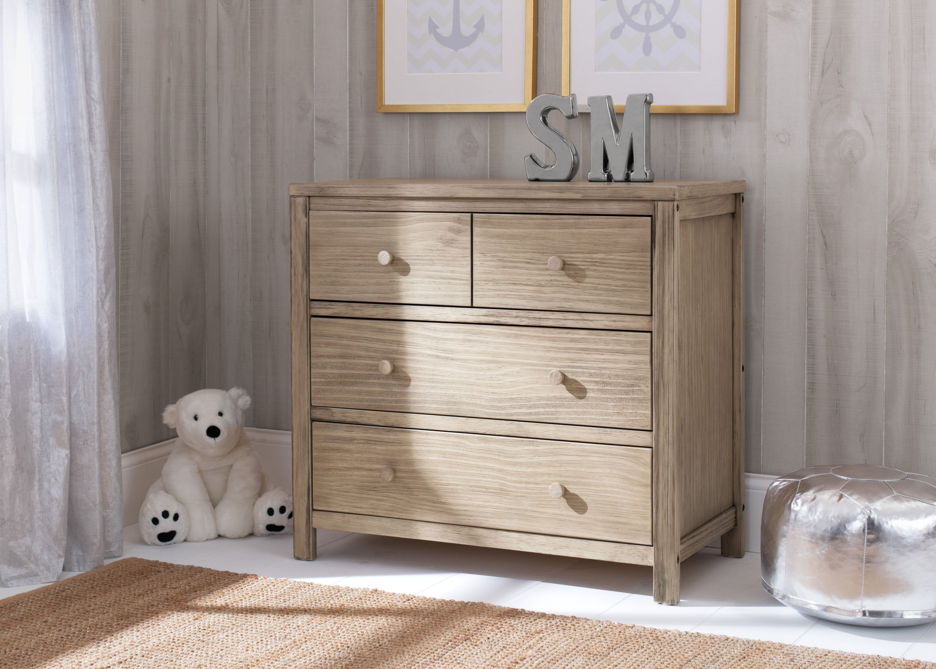 Cambridge 3-Drawer Wooden Dresser for Bedroom - Sturdy Storage Chest with Smooth Gliding Drawers | Perfect for Bedroom Organization, Guest Room, or Nursery Furniture