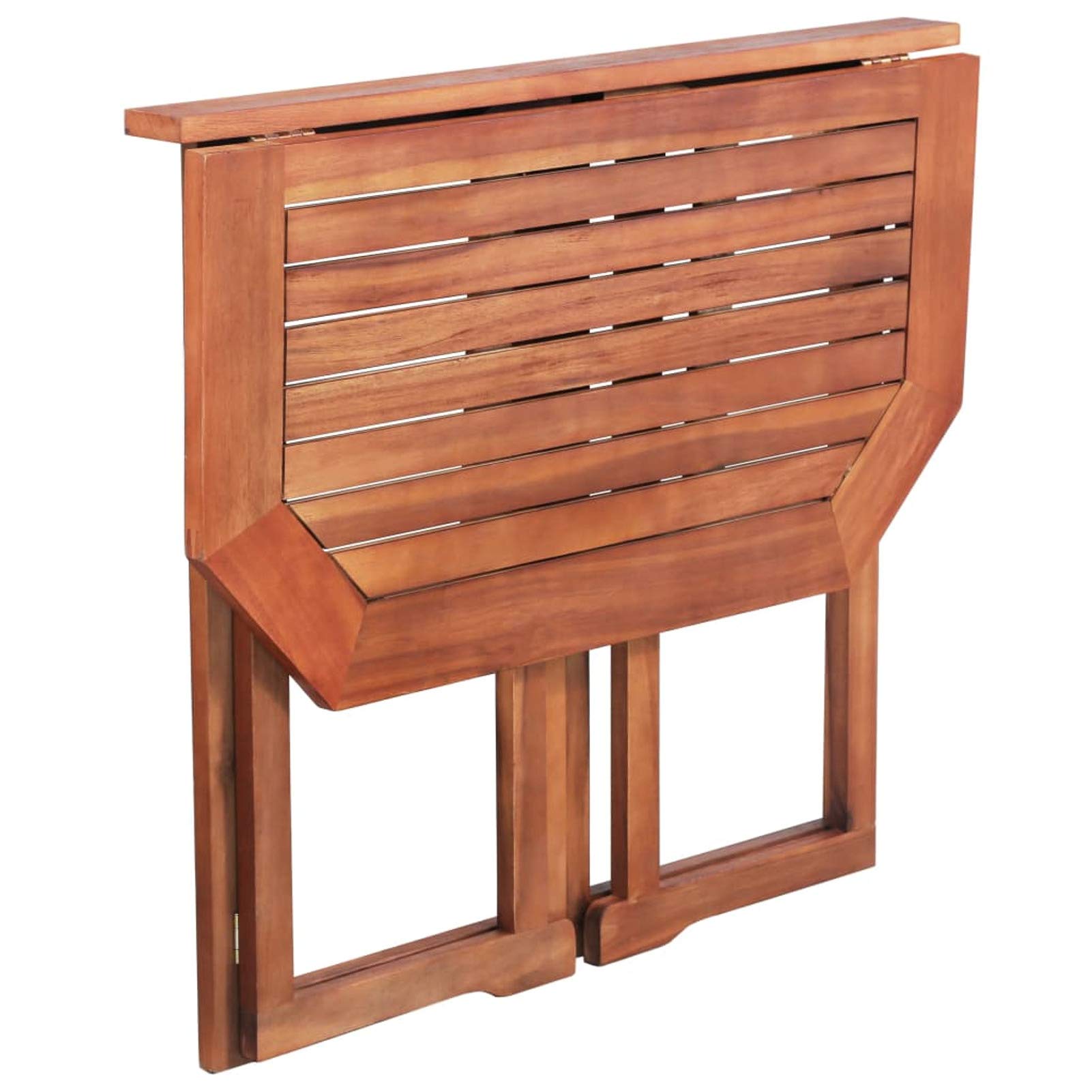 35.4x19.7x29.5 Inch Solid Acacia Wood Bistro Table - Bar Height Cocktail Table for Patio, Kitchen, Restaurant & Outdoor Party Decor