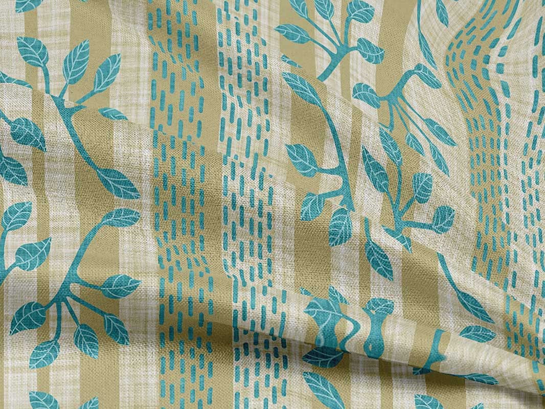 Rayon Light Olive Green Fabric by The Yard - 56