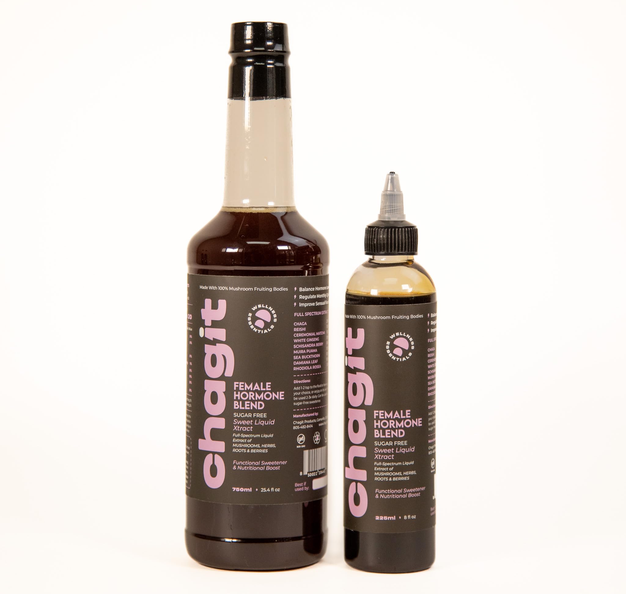 SLX Female Hormone Balance Supplement - Full-Spectrum Liquid Extract with Chaga, Reishi, Ginseng & Adaptogenic Herbs - Natural PMS & Menopause Support - Promotes Mood, Energy & Vitality - Perfect for Daily Wellness Routine & Stress Relief